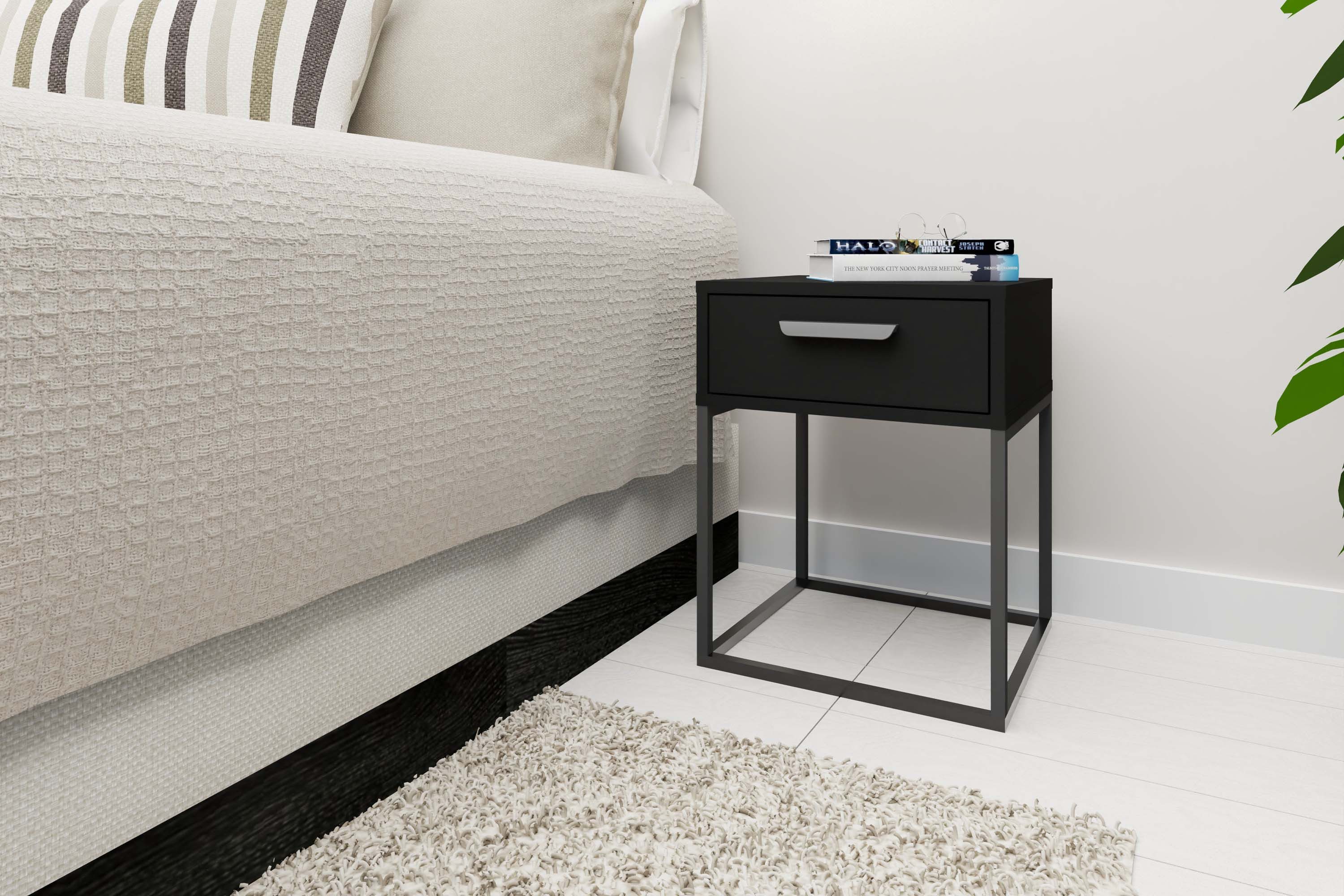 KONSIMO® Nachttisch RECTUS Nachtschrank, Modern, Beistelltisch, hergestellt günstig online kaufen