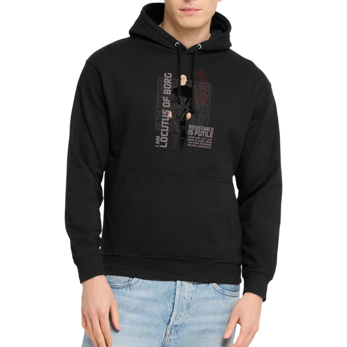 Spreadshirt Hoodie Star Trek The Next Generation Locutus Of Borg Unisex Hoodie (1-tlg)
