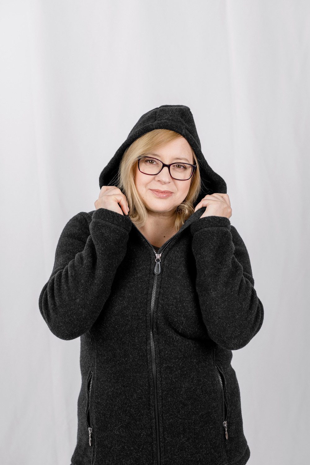 Engel Naturkleidung Kapuzenfleecejacke