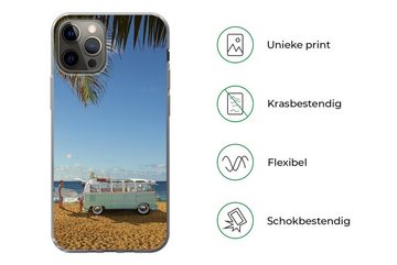 MuchoWow Handyhülle Strand - Bus - Surfen, Handyhülle Apple iPhone 13 Pro, Smartphone-Bumper, Print, Handy