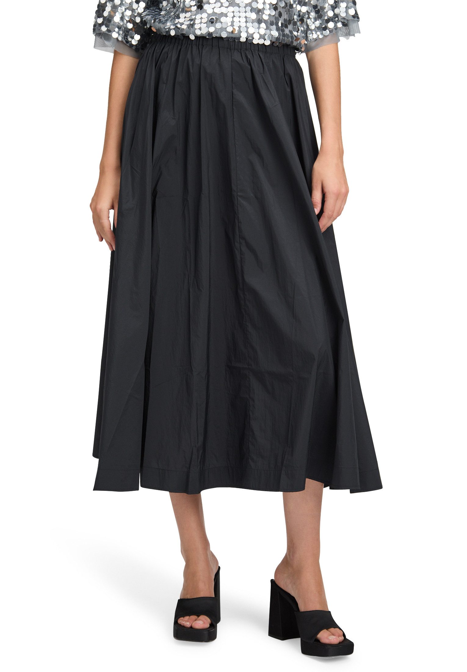 Cartoon Maxirock Damen A-Linien-Rock unifarben