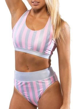 Juicee Peach High-Waist-Hipster Juicee Peach Shorts Candy Stripes XS (1-St)