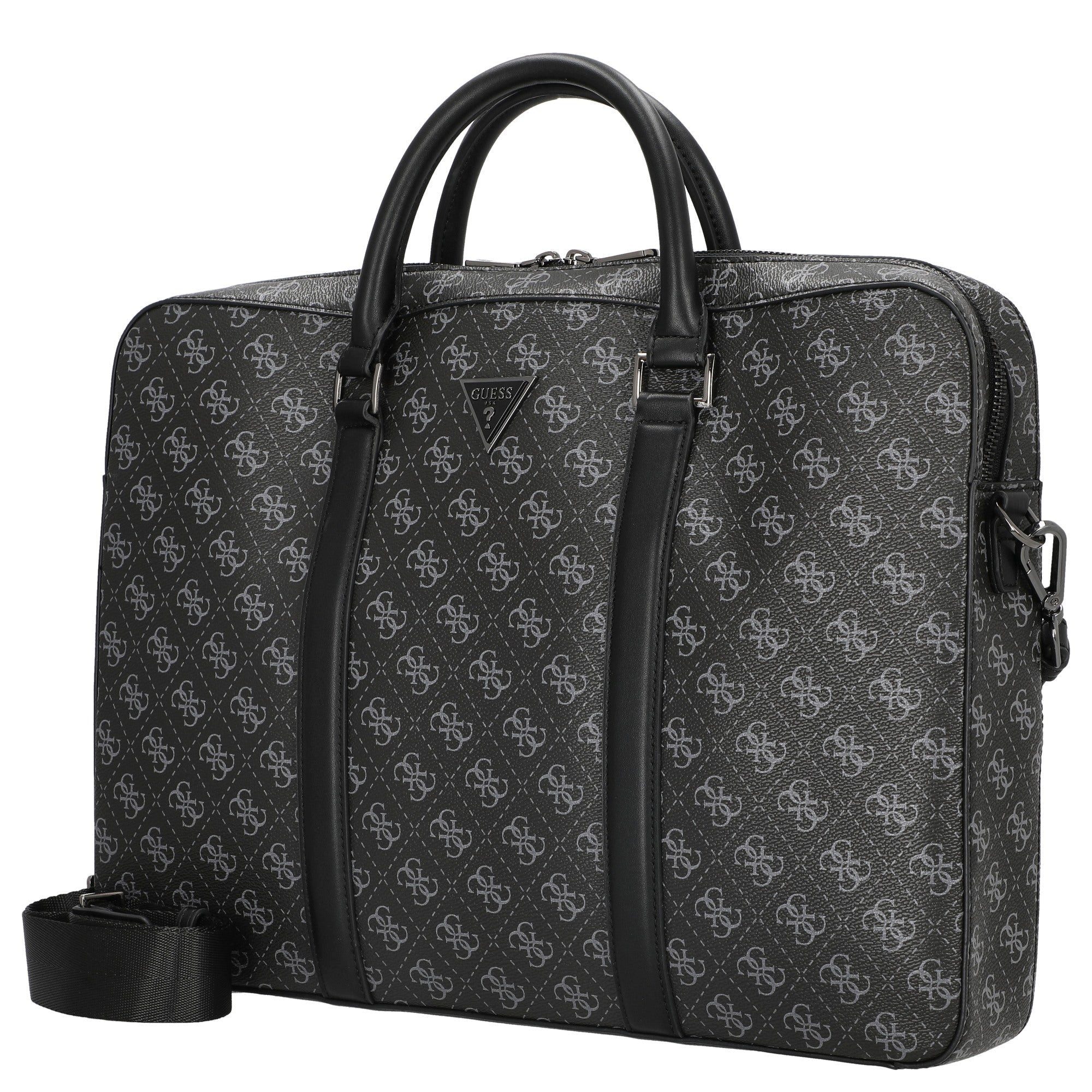 Guess Laptoptasche Milano Laptop Bag M - Laptoptasche M 38 cm (dark black) günstig online kaufen