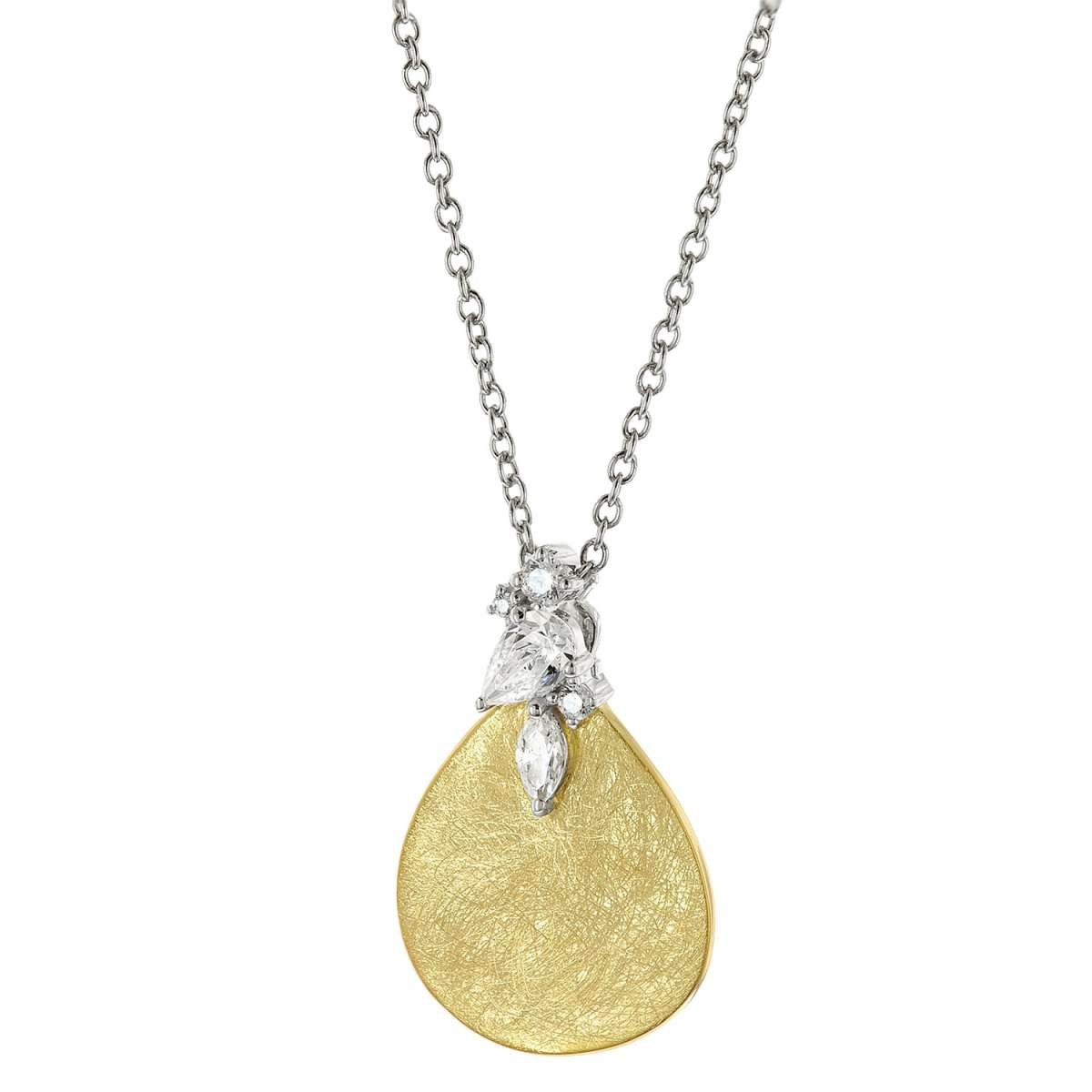 VIVENTY Kette mit Anhänger 789692, für Damen Silber Zweifarbig