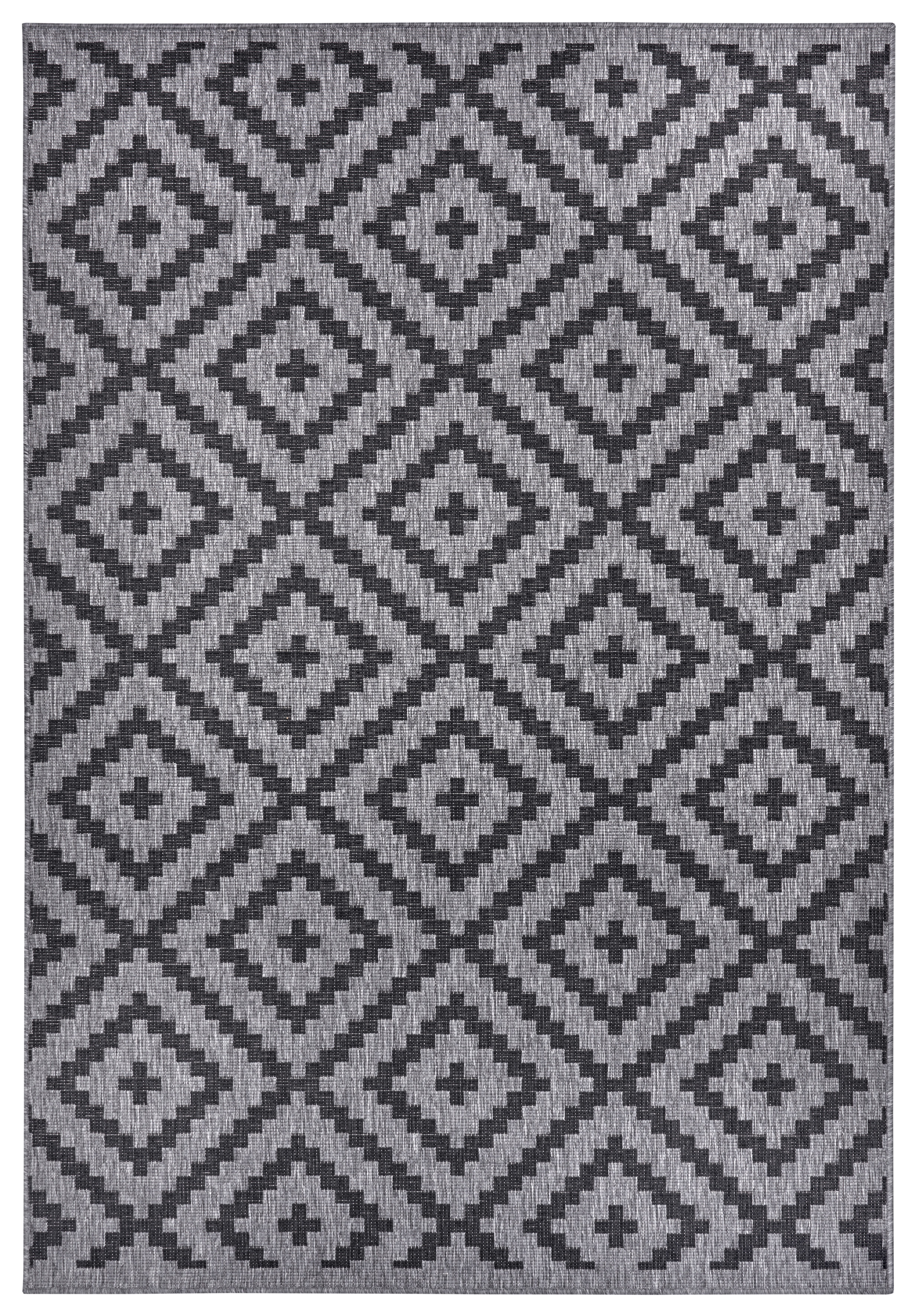 OTTO home Teppich Ronda Wendeteppich, rechteckig, Höhe: 5 mm, Sisal-Optik, Flachgewebe, In- und Outdoor, geometrisches Boho Design – Bild 2 von 5