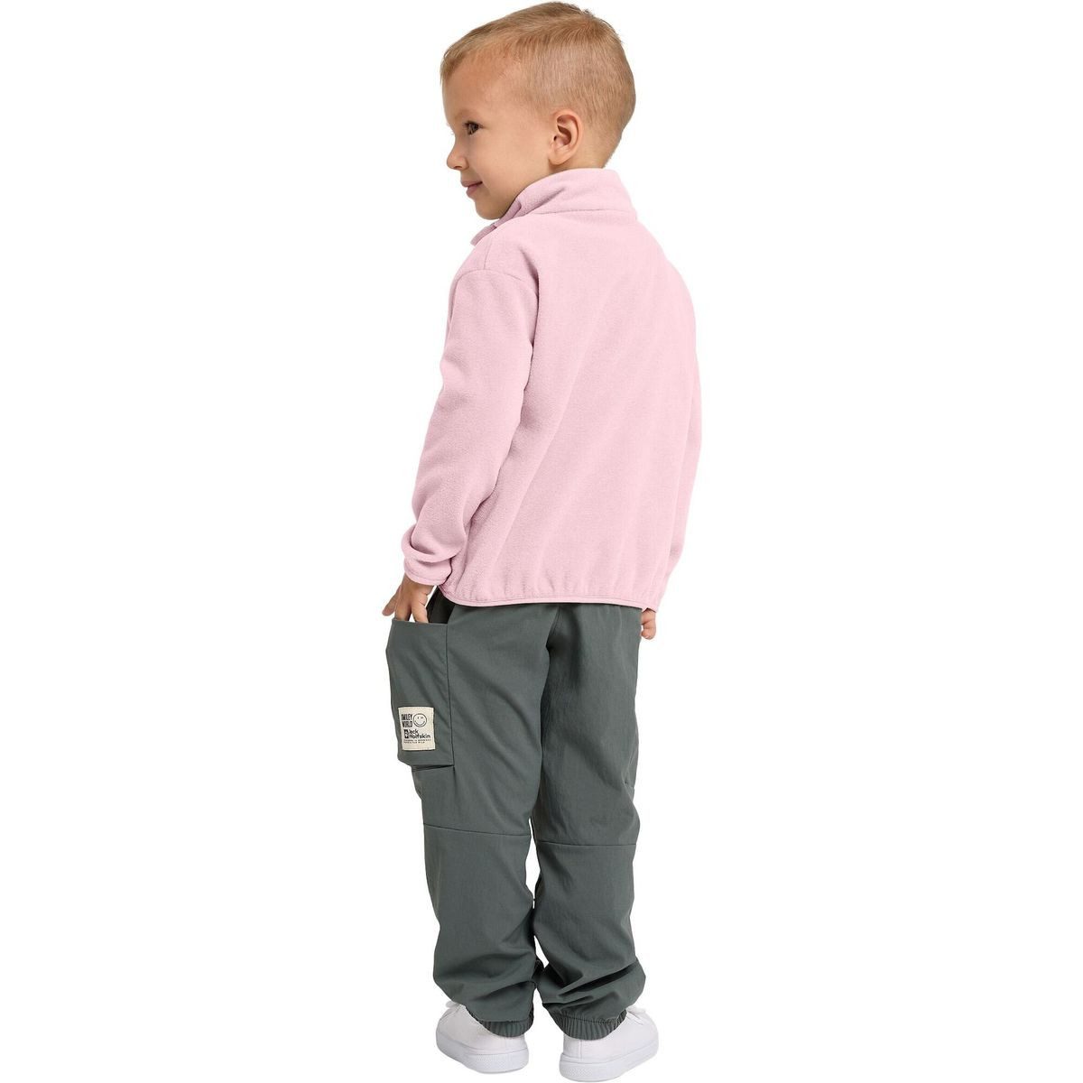 Jack Wolfskin Fleecejacke Smileyworld Midlayer K Ein kuscheliger Fleecepullover für Kinder, der zu jeder Gelegenheit