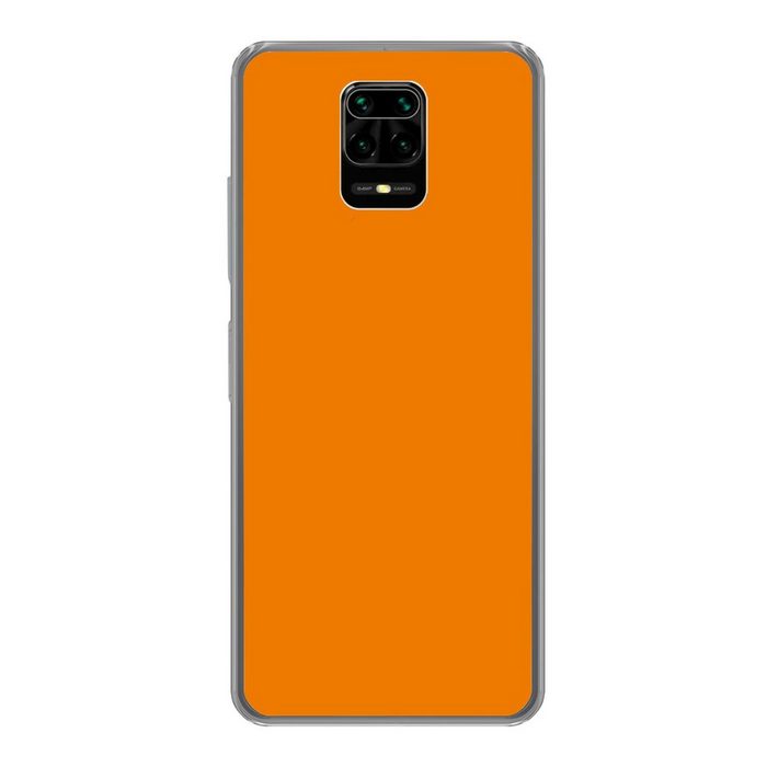 MuchoWow Handyhülle Orange - Jahreszeiten - Herbst Phone Case Handyhülle Xiaomi Redmi Note 9 Pro Silikon Schutzhülle
