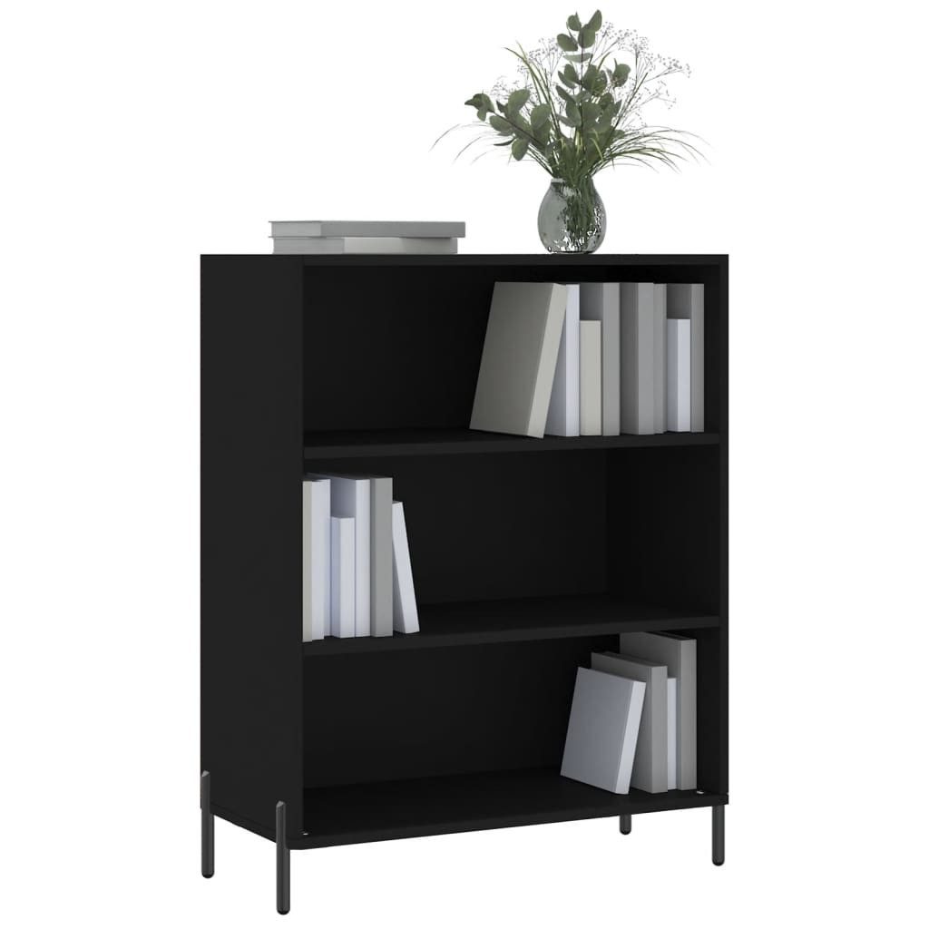 vidaXL Standregal Regalschrank Schwarz 69,5x32,5x90 cm günstig online kaufen