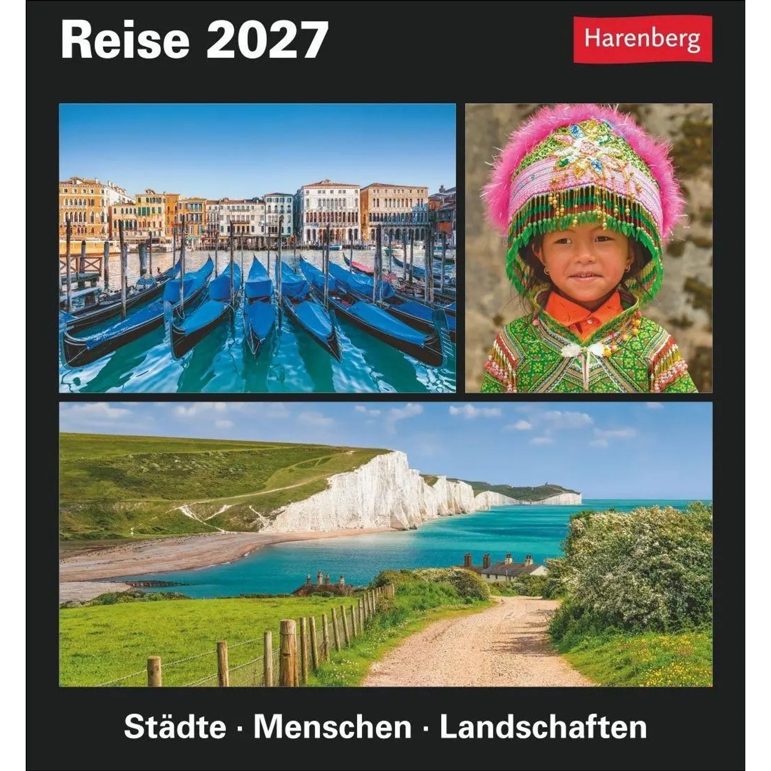 Harenberg Kalender Verlag Abreißkalender Reise Tagesabreißkalender 2027 - Kulturkalender - Städte, Menschen,...
