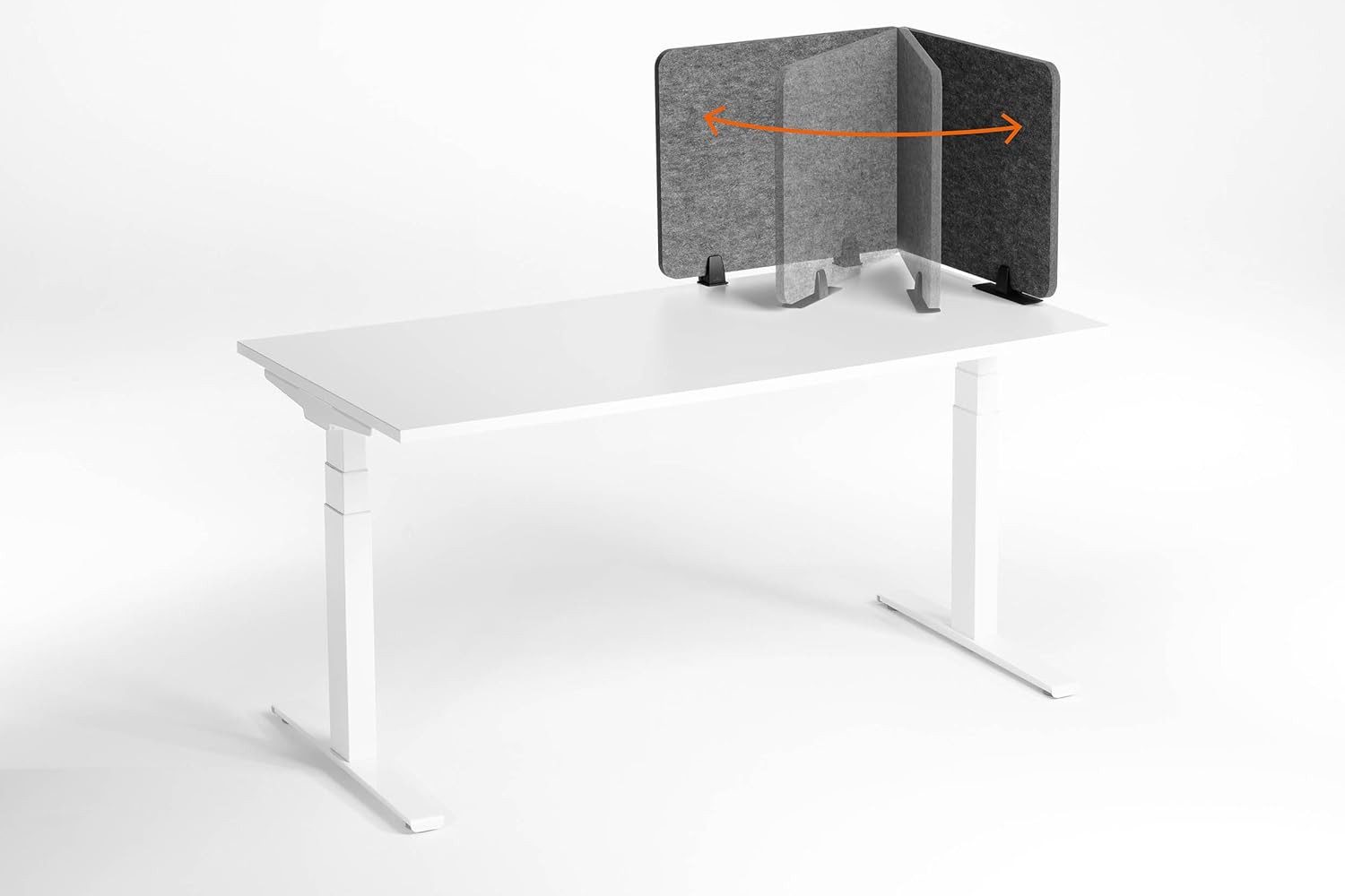DURABLE Wandhalterung EFFECT, (monitorhalter, monitor, tischhalterung, bildschirm halterung, tischhalterung, bildschirm halterung, Durable Tischtrennwand Effect 120, Tischtrenner für Akustik-/Sichtschu)