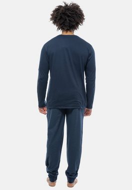 Schiesser Pyjama Mix (Set, 2 tlg) Schlafanzug - Baumwolle -
