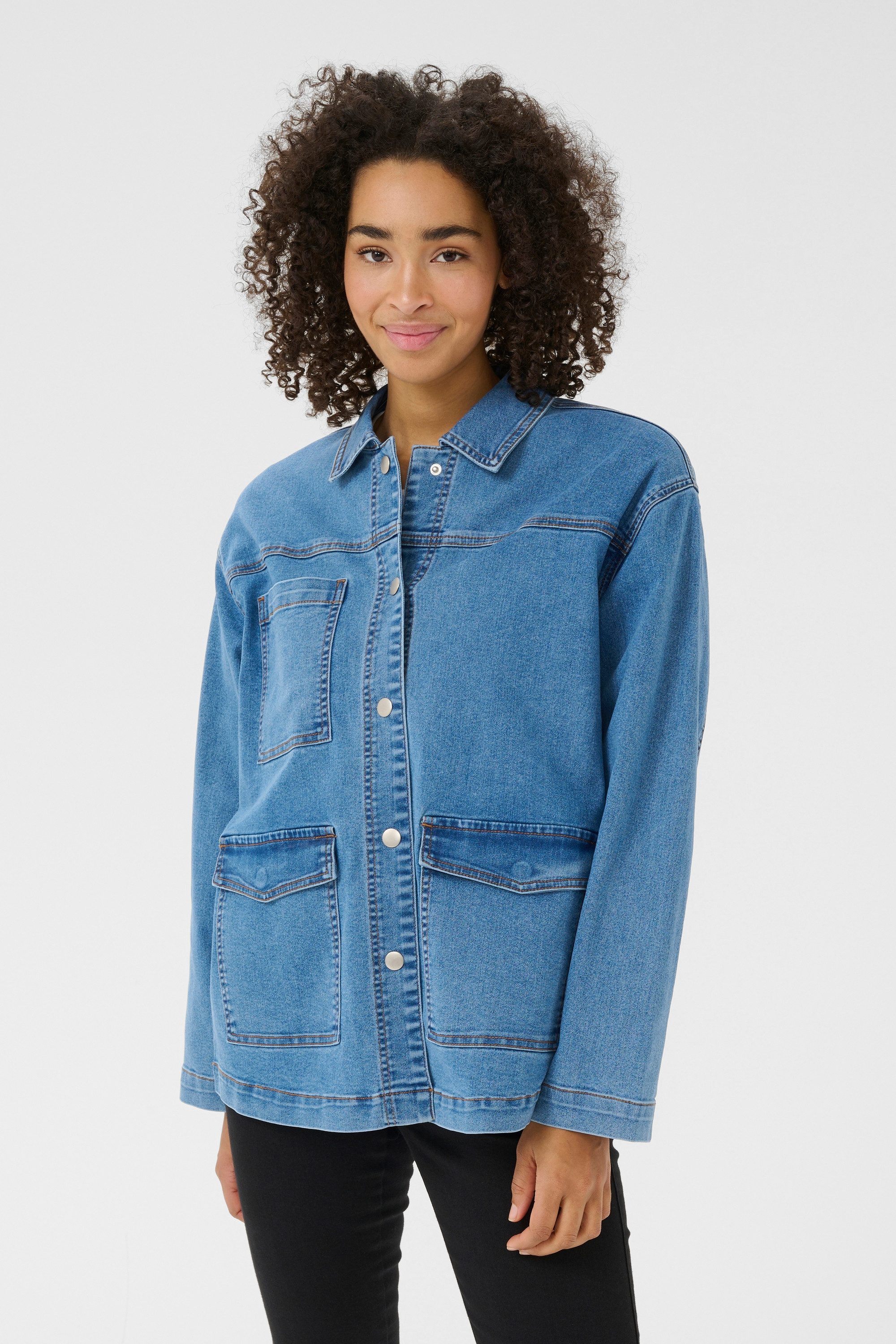 KAFFE Jeansjacke Jeansjacke BPkarolina günstig online kaufen