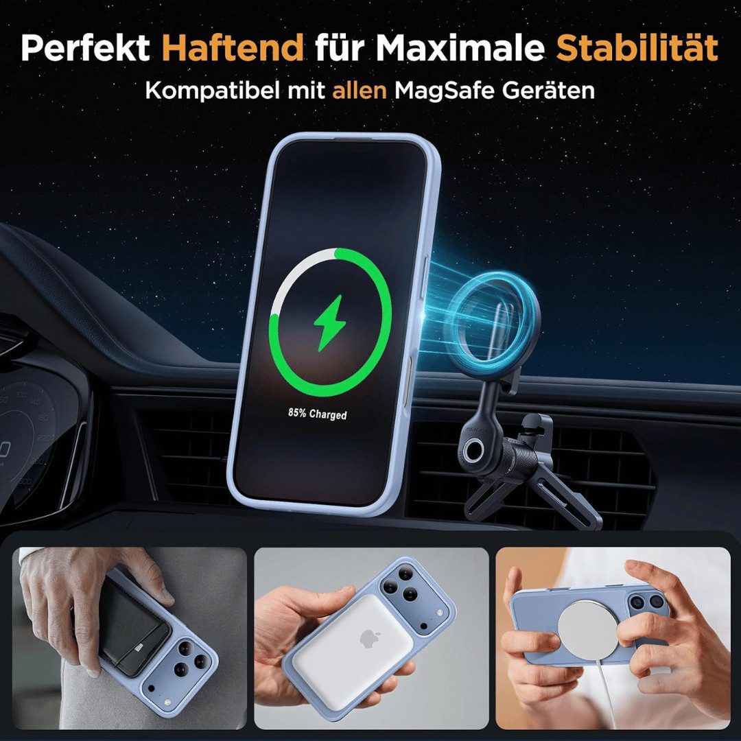 SmartUP Smartphone-Hülle für Apple iPhone 18 Pro Max MagSafe Case Handyhülle Smart Cover Magnet 6,9, MagSafe-Technologie, integrierter Kameraschutz – Bild 4 von 5