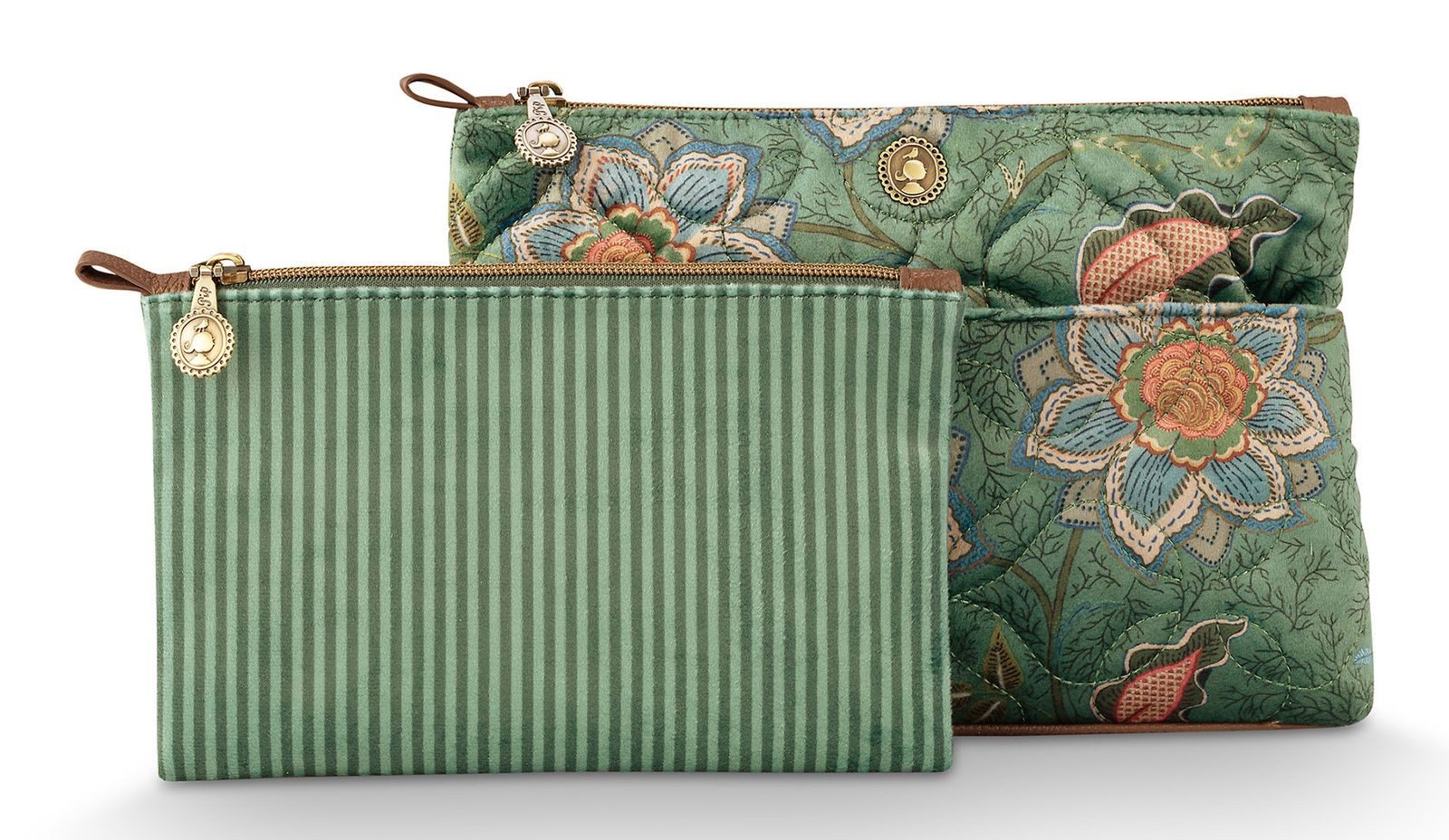 PiP Studio Kulturbeutel Cosmetic Bags Combi Mumbai Morning (Set, 2-tlg)