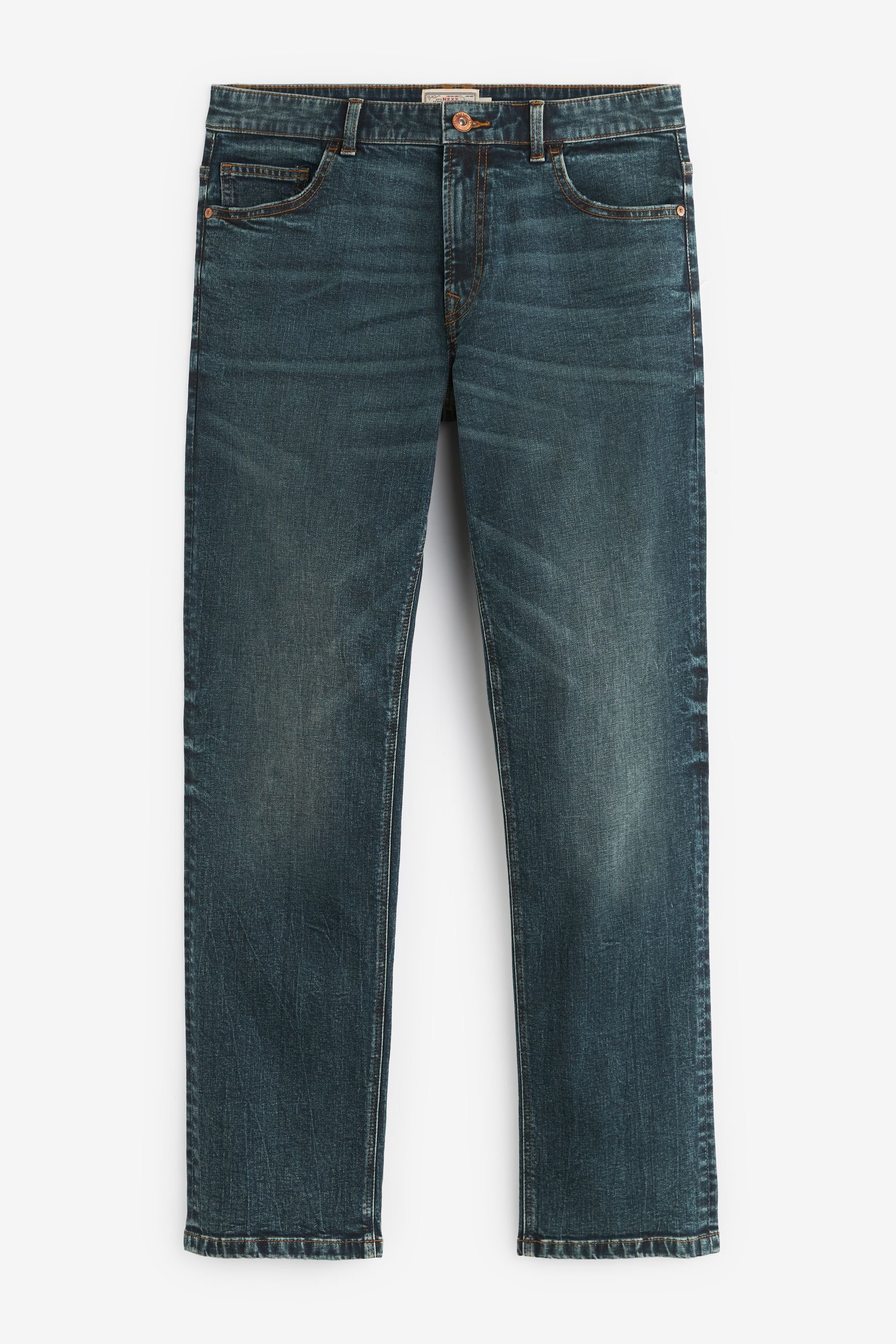 Next Straight-Jeans Straight Fit Stretch-Jeans im Vintage-Look (1-tlg)