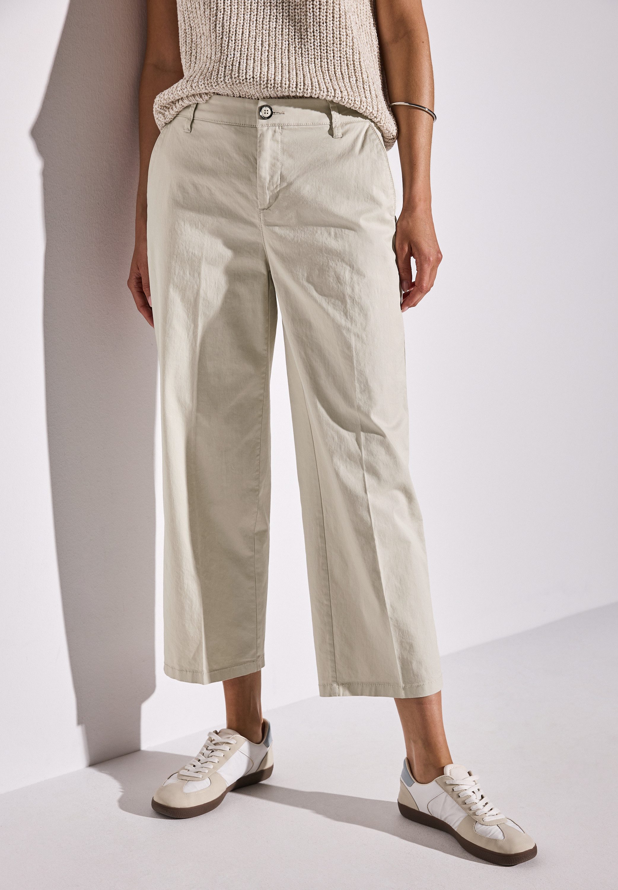 STREET ONE Chinohose mit elastischem Bund hinten günstig online kaufen