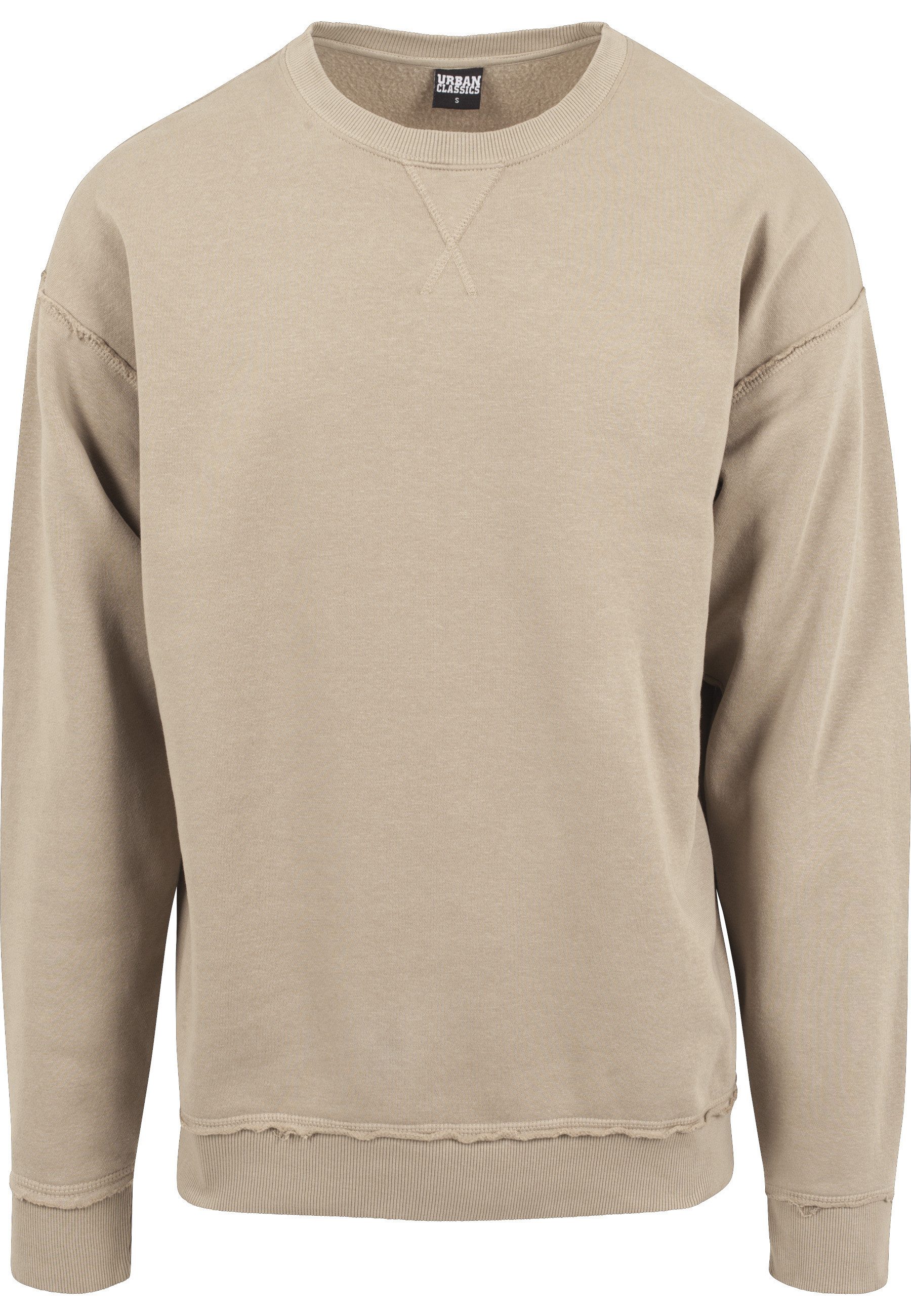 Rundhalspullover Urban Classics Herren Oversized Open Edge Crew