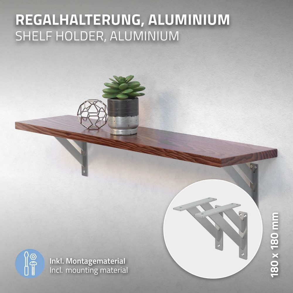 ML-DESIGN Wandregalhalter Regalhalterung aus Aluminium, Regalträger günstig online kaufen