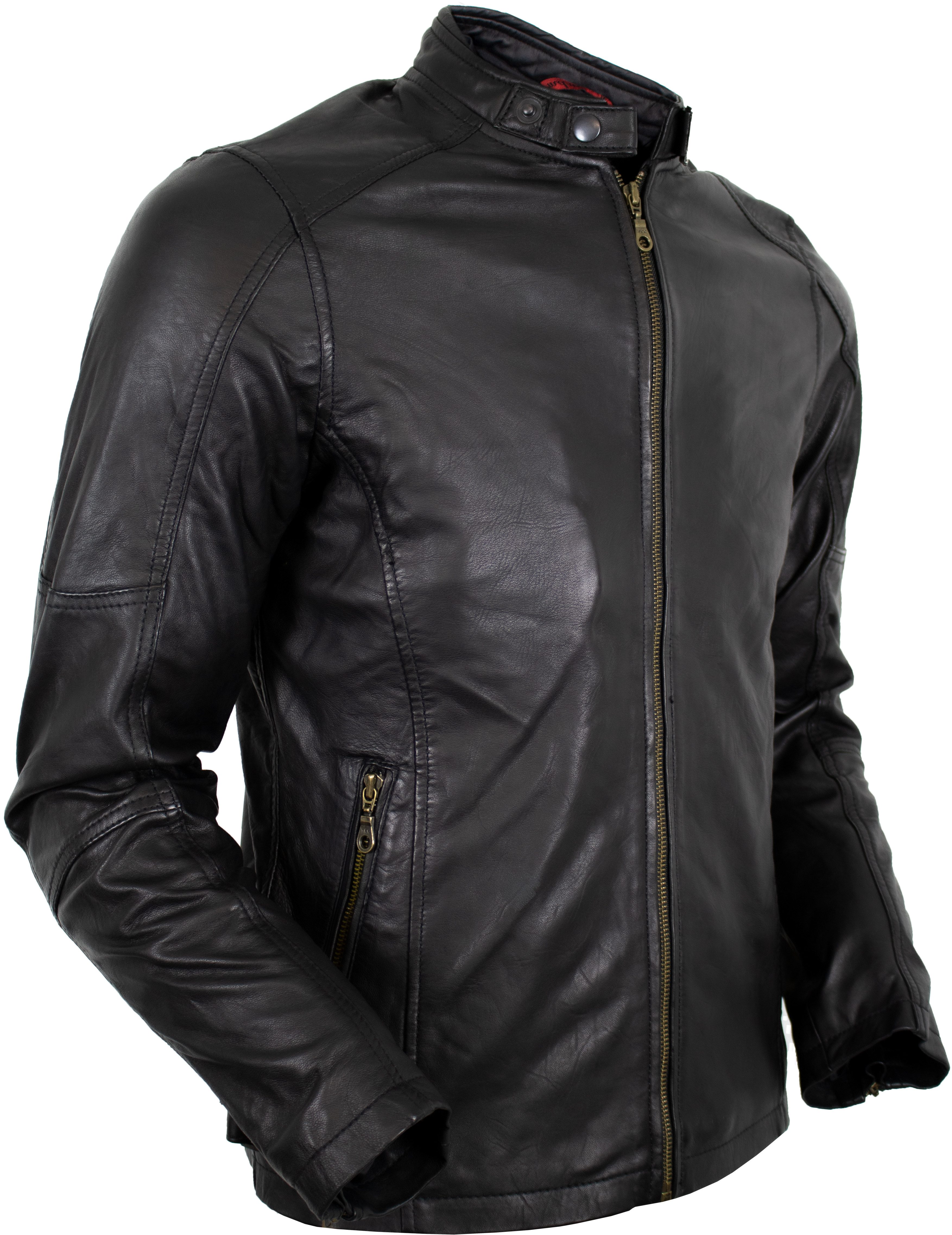 MDM Lederjacke Leichte Herren Lamm Nappa günstig online kaufen