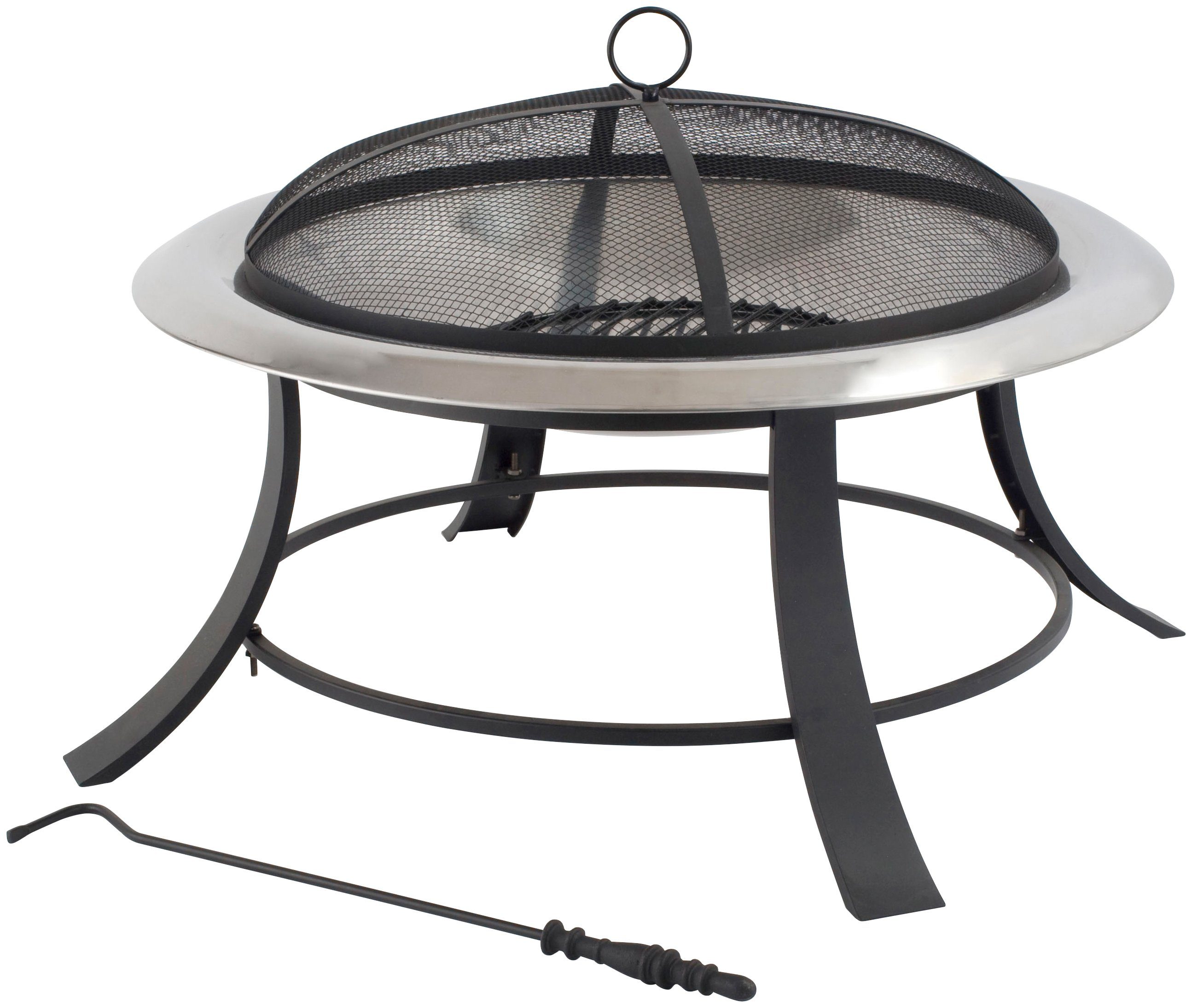 Tepro Feuerstelle Silver City, BxLxH: 74x74x10 cm