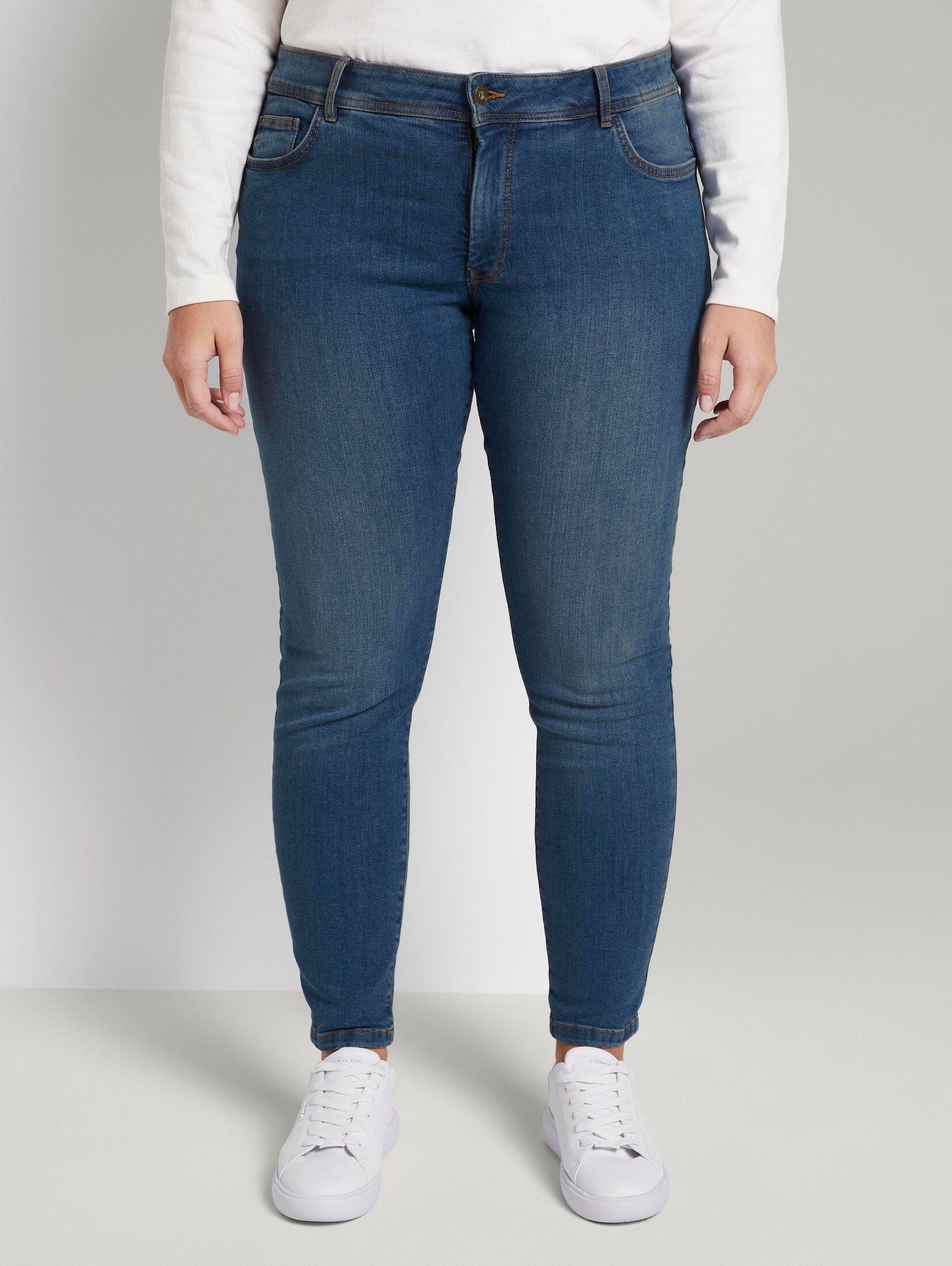 TOM TAILOR PLUS Skinny-fit-Jeans Jeanshosen Plus Size - TTPLUS SKINNY Jeans günstig online kaufen