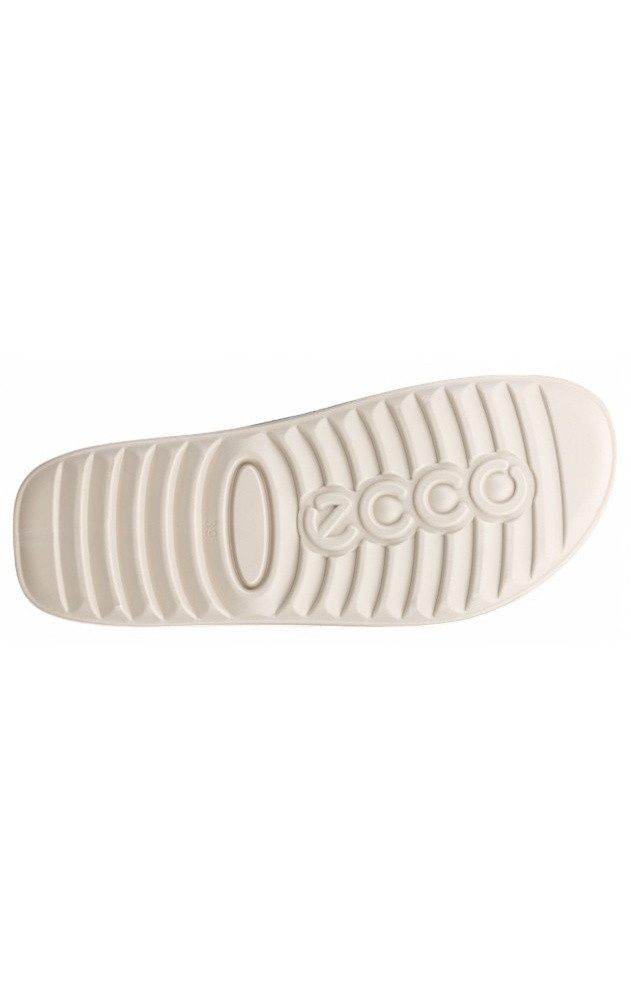 Ecco Cozmo Flat silber/beige Damen Sandale günstig online kaufen