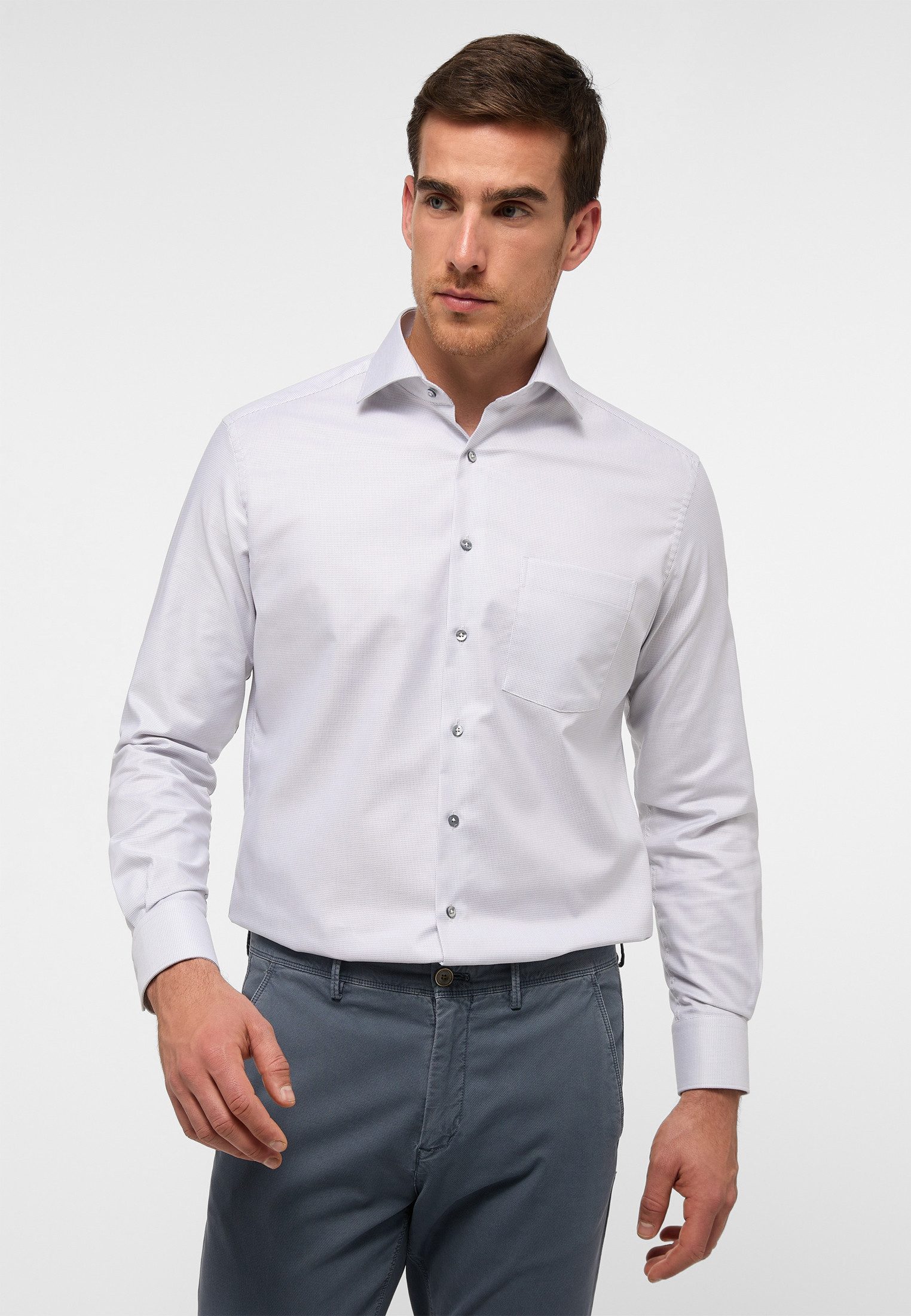 Eterna Langarmhemd - Businesshemd - Modern Fit - Twill