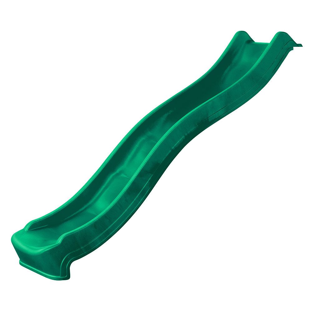 Wickey Rutsche Flow – 220 cm Rutsche mit Wasseranschluss für abenteuerlustige Kinder, (Kompakte Kinderrutsche mit viel Spaß - Maximales Benutzergewicht 50 kg, Ergonomische Wellenform - Kindgerecht geformt – ideal für Kleinkinder), Wetterfest & farbstabil – ideal für Garten & Terrasse