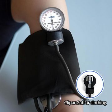 DOPWii Blutdruckmessgerät Manuelles Sphygmomanometer mit Stethoskop, Sphygmomanometer medizinisches Zubehör mit Tragetasche
