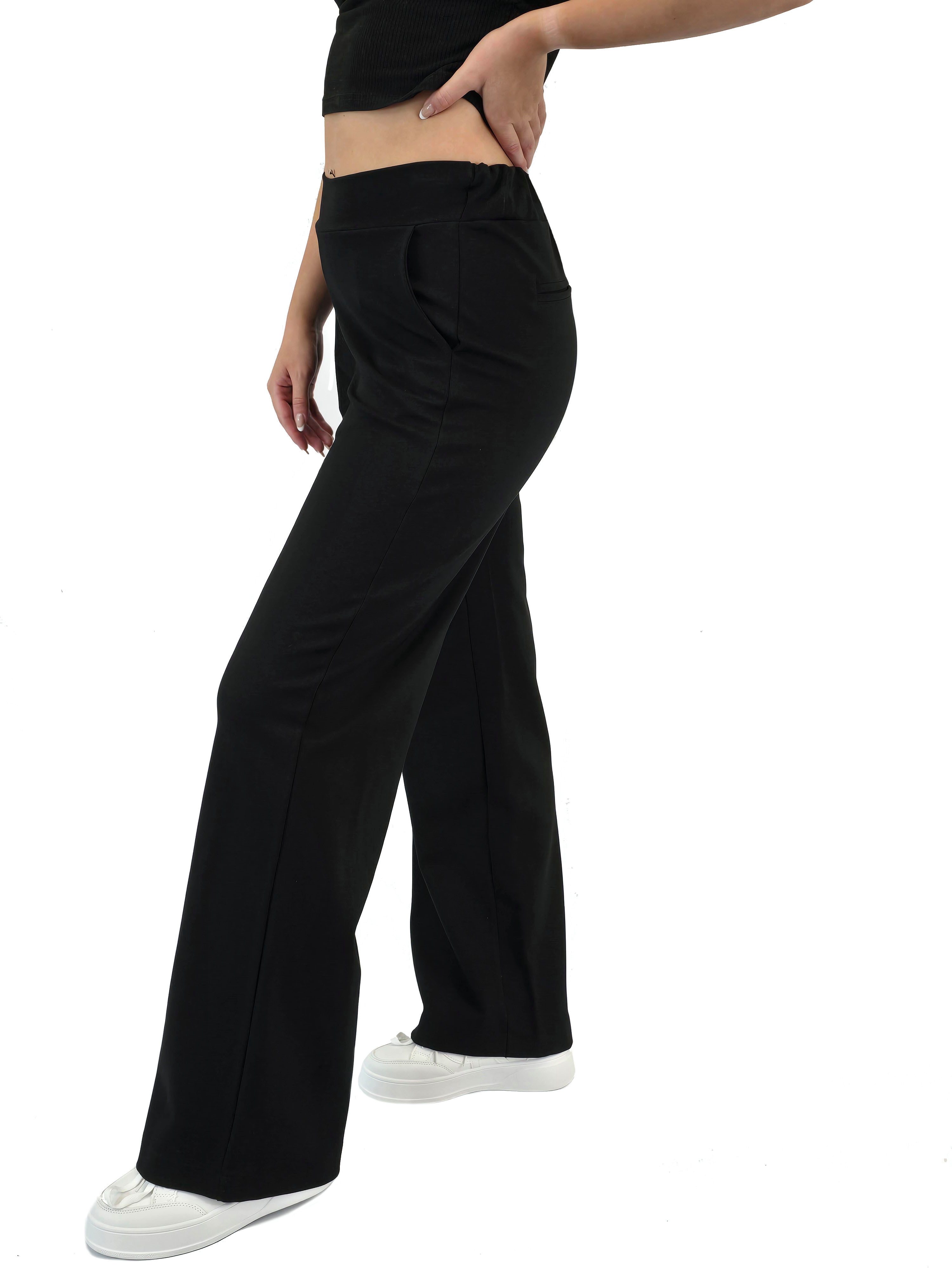 ESViViD Marlene-Hose trendig, super bequem & chic in vielen Farben elastischer Bund