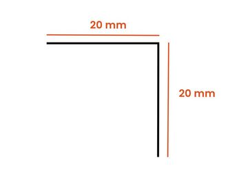 Dalsys Treppenkantenprofil (Treppenkantenprofil Vinyl, Laminat zum Schrauben, 1-St), Winkelprofil aus Aluminium eloxiert