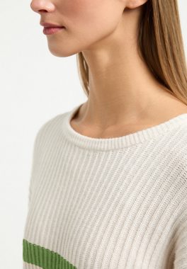 Frieda & Freddies NY Strickpullover Pullover mit dezenten Farbdetails