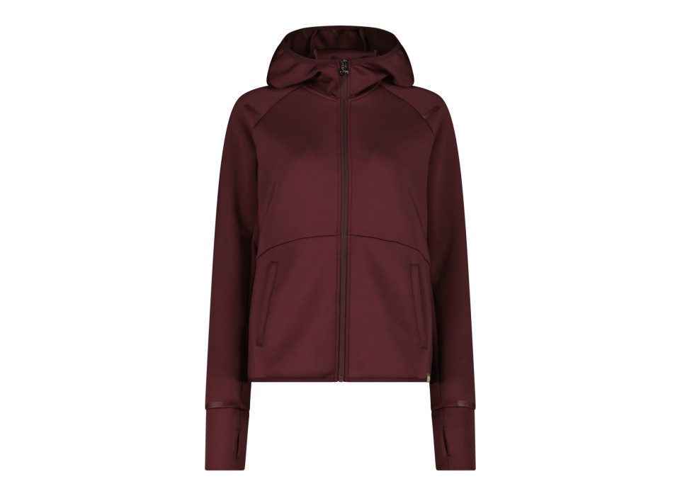 CMP Kapuzensweatshirt WOMAN JACKET FIX HOOD