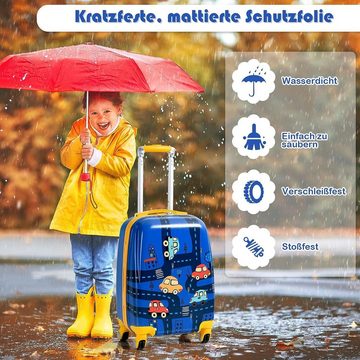 KOMFOTTEU Kinderkoffer mit Rucksack, Reisekoffer