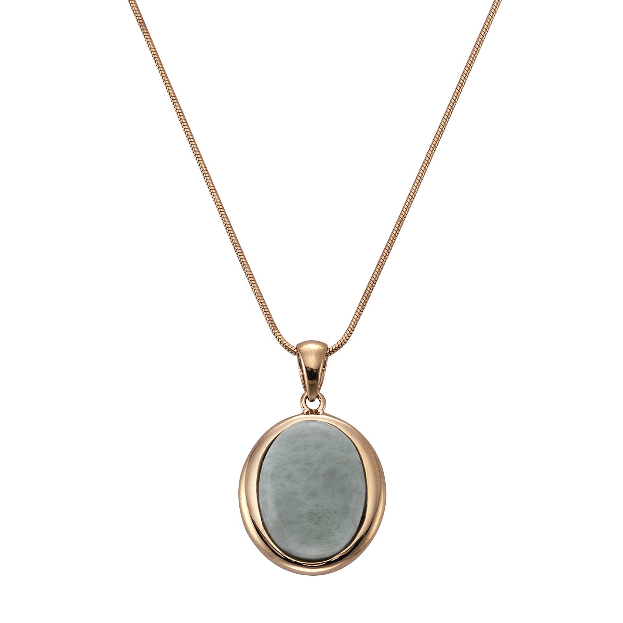 Zeeme Kette mit Anhänger 925/- Sterling Silber Larimar