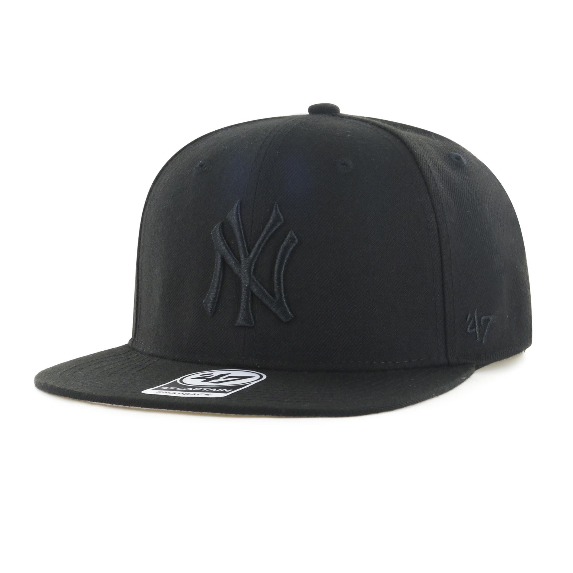 '47 Brand Snapback Cap '47 Brand MLB New York Yankees No Shot Cap '47 CAPTAIN Black (BKA) (Basecap, Snapback Cap, Basecap)
