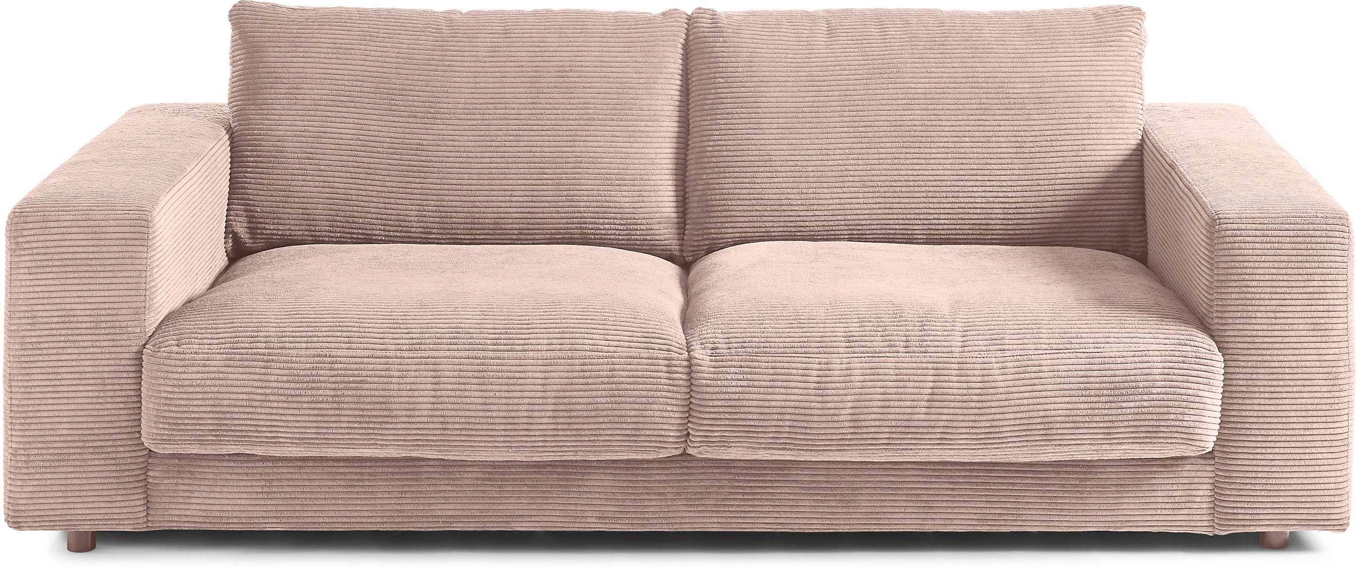 3C Candy 2-Sitzer Enisa softig und legeres Big-Sofa, bequem und komfortabel, Zeitloses und stylisches Loungemöbel, in Breitcord