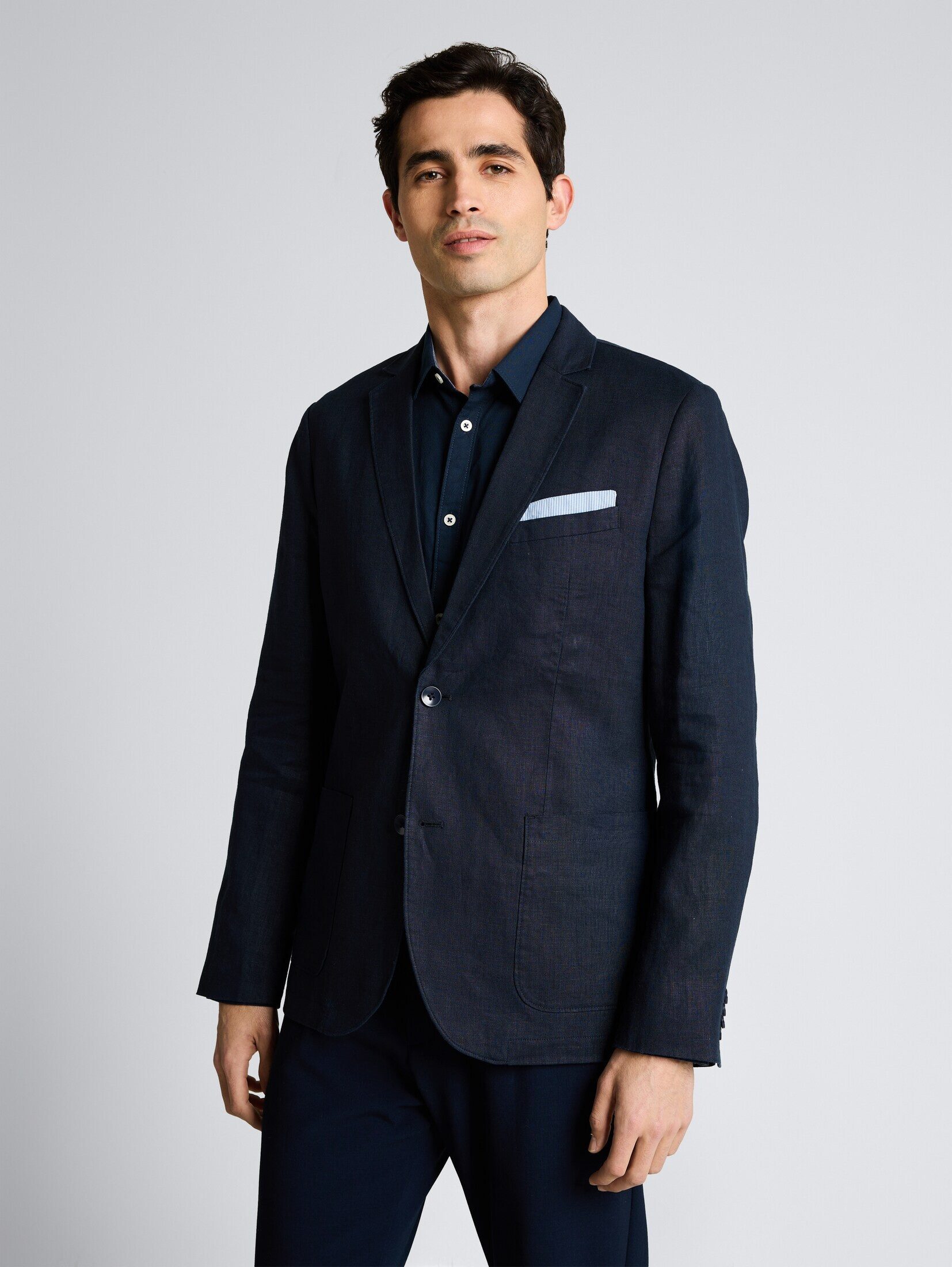 TOM TAILOR Sakko Blazer Sakko aus Leinen