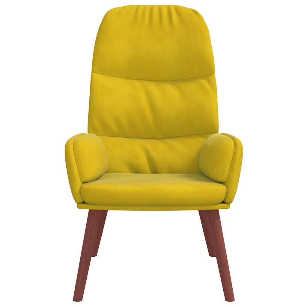 vidaXL Sessel Relaxsessel Gelber Samt (1-St) günstig online kaufen