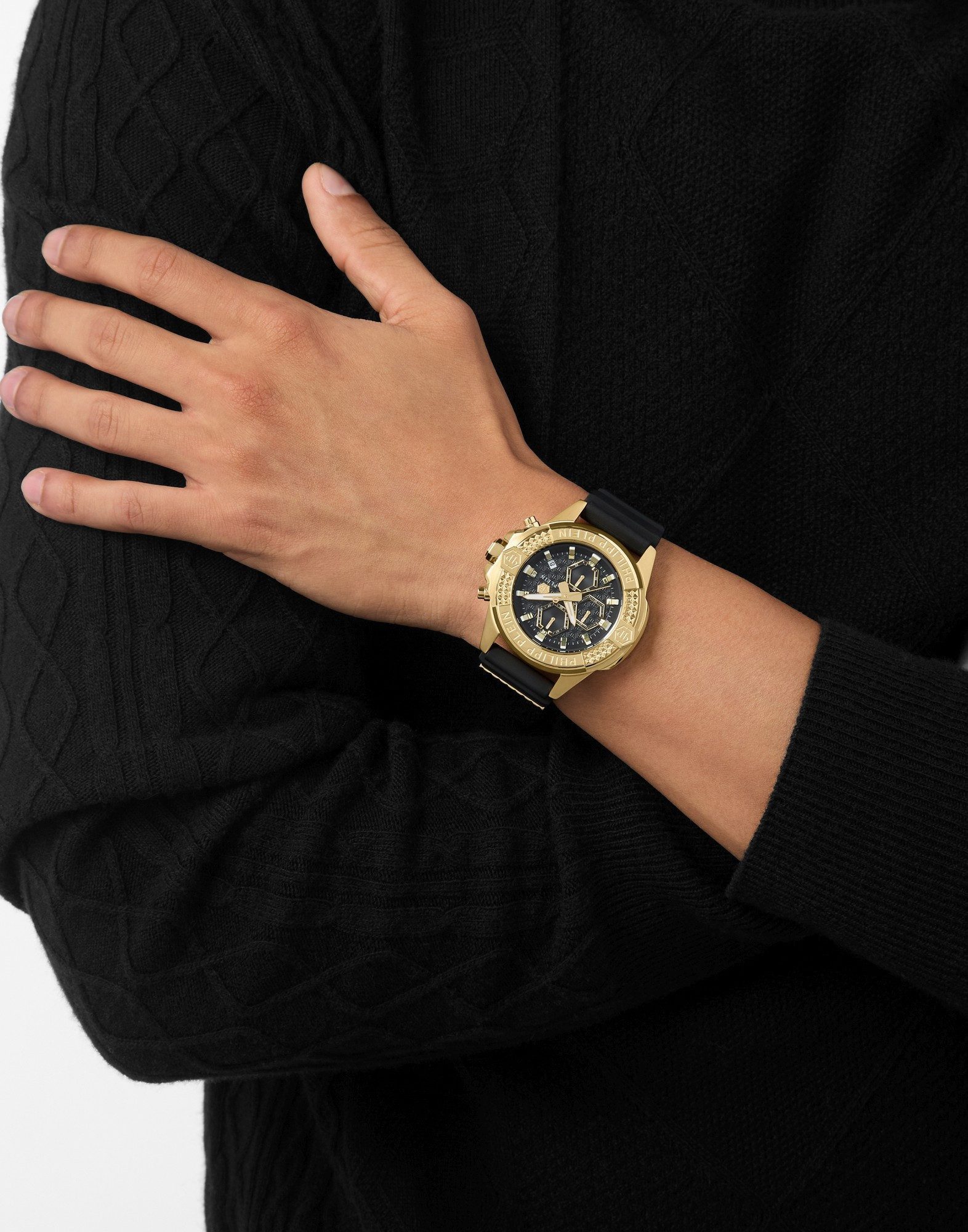 PHILIPP PLEIN Quarzuhr The $kull Chrono – Bild 4 von 4
