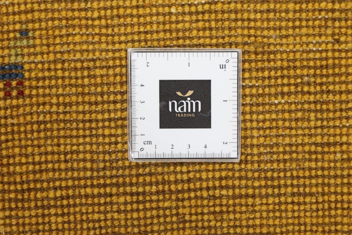 Moderner, Trading, 18 mm Orientteppich rechteckig, Gabbeh Perser Yalameh Nature Nain 77x127 Handgeknüpfter Höhe: