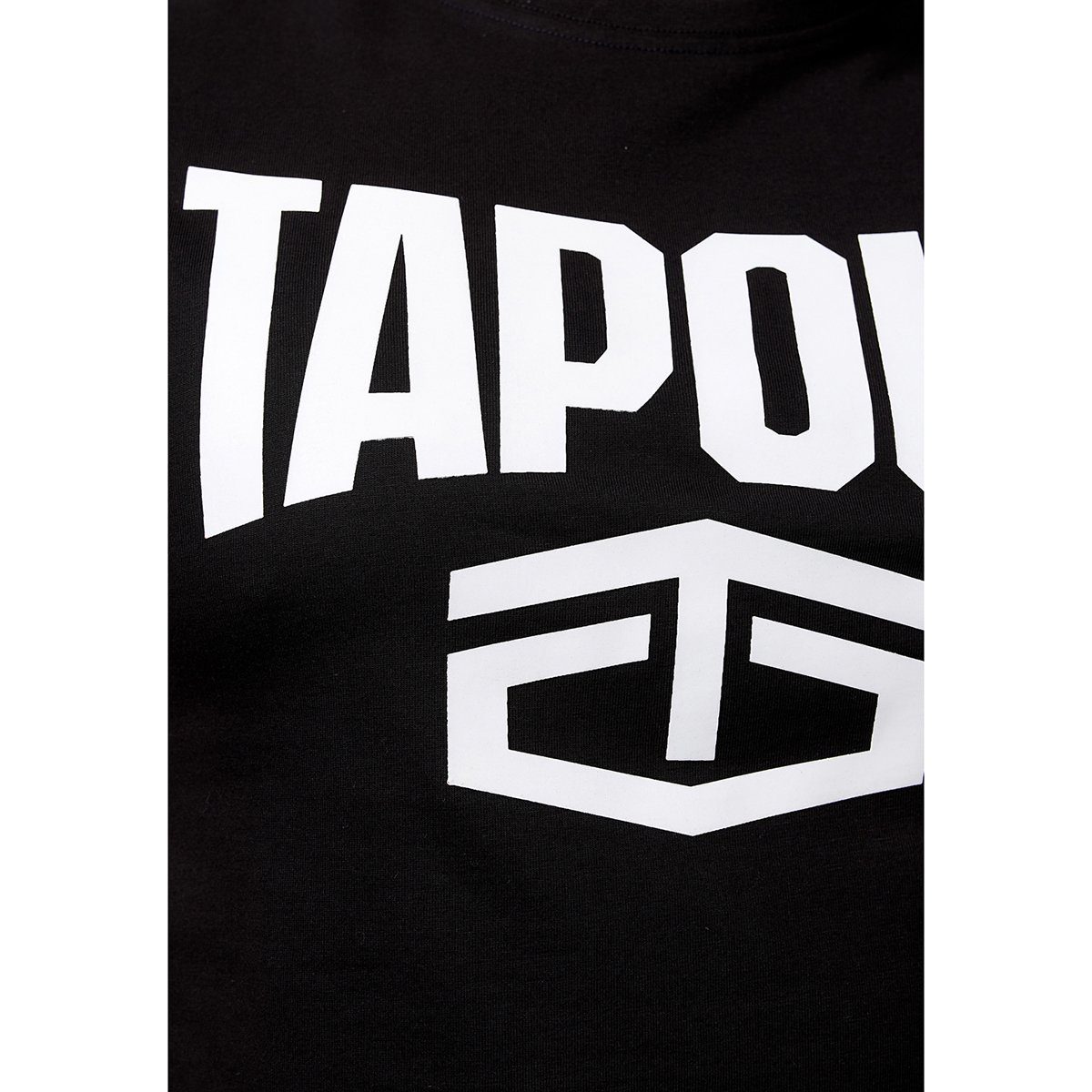 TAPOUT T-Shirt Active (1-tlg) Basic Black/White