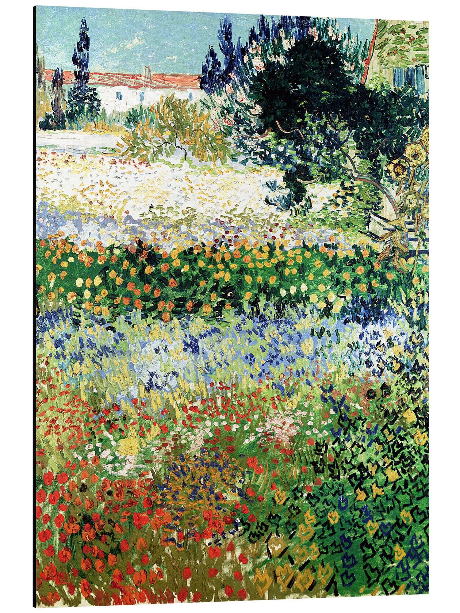 Posterlounge Wandbild Garten, Arles, Vincent van Gogh, erhältlich als Poster, Leinwandbild, Wandsticker oder Acrylglasbild