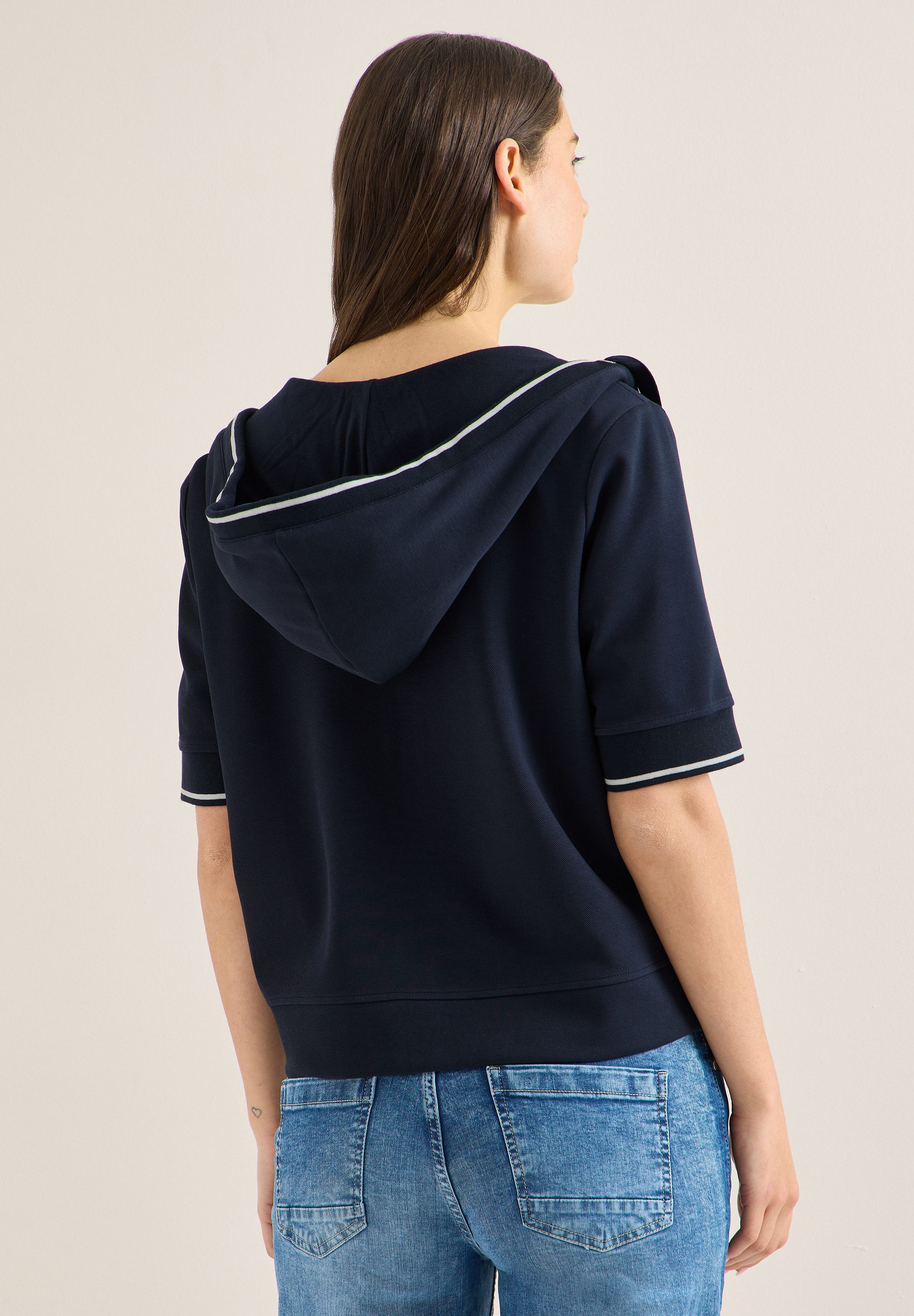 CECIL Sweatjacke mit Kapuze