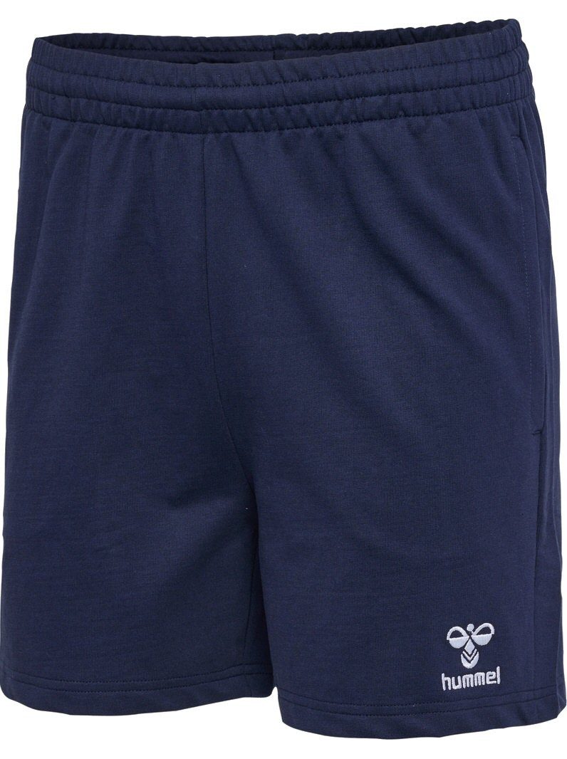 hummel Sweatshorts Freizeithose hmlGO 2.0 (Bio-Baumwolle) kurz marineblau Damen