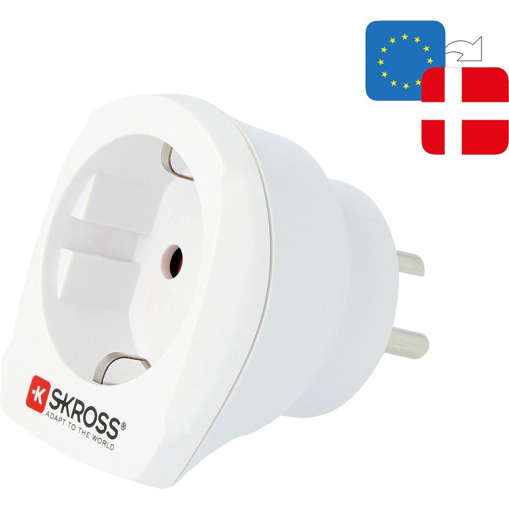 SKROSS Skross 1.500232-E Reiseadapter CA EU to DEN Reiseadapter