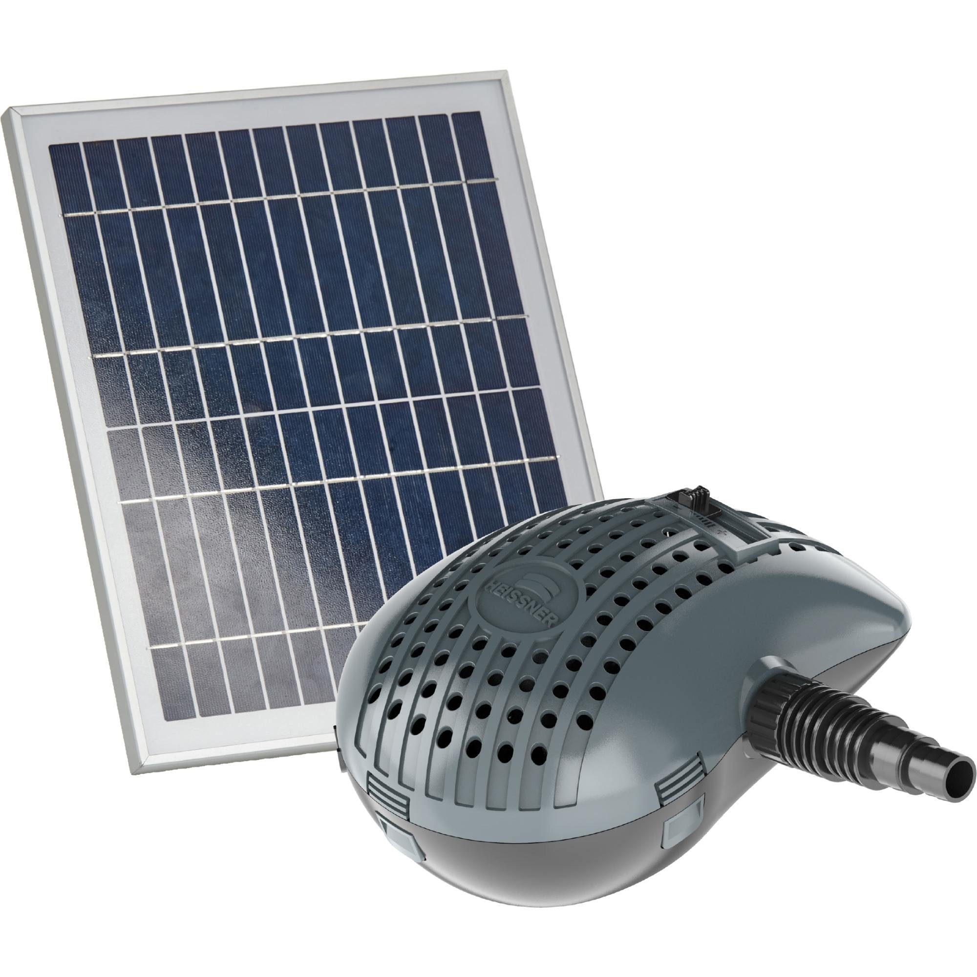 Heissner Bachlaufpumpe Heissner Solar-Bachlaufpumpe 3500 l/h inkl. 2x 20W