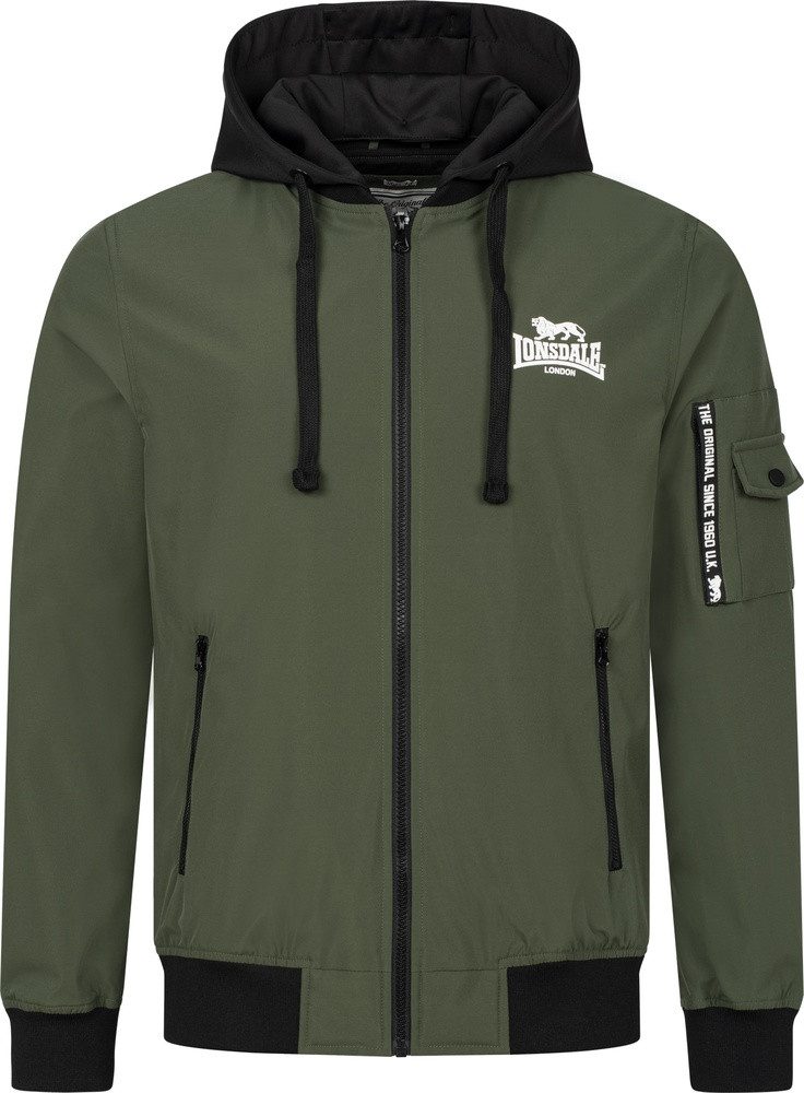 Lonsdale Kurzjacke Shalford Jacke Mit Kapuze Schmale Passform günstig online kaufen