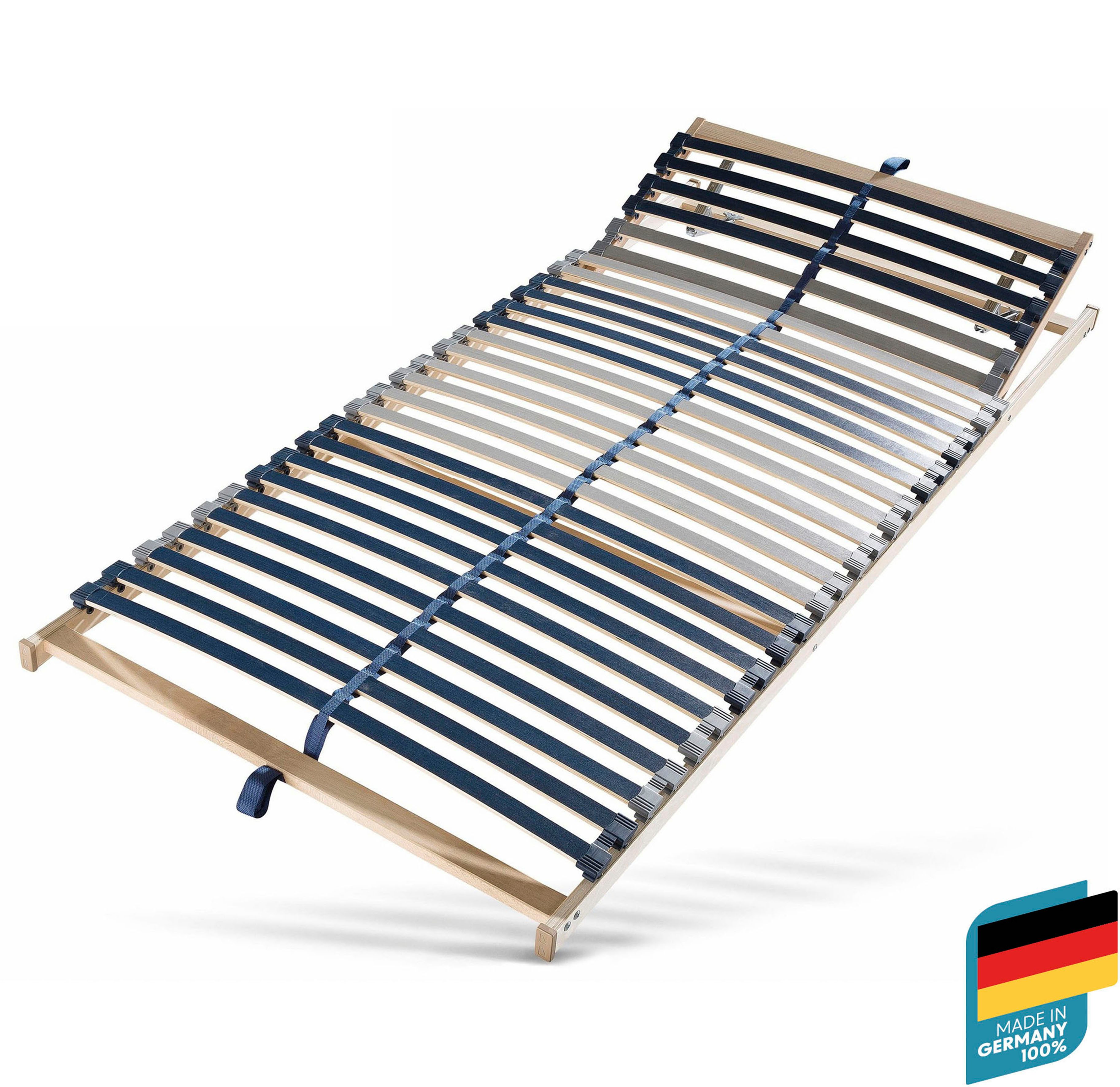 Lattenrost Dura Flex LR-K, Beco, Kopfteil manuell verstellbar, Fußteil nicht verstellbar, 7 Zonen, ideal für Doppelbetten