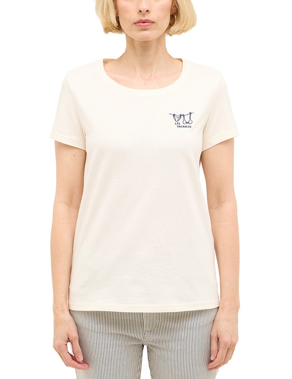 MUSTANG Kurzarmshirt "Damen Style Alma" günstig online kaufen